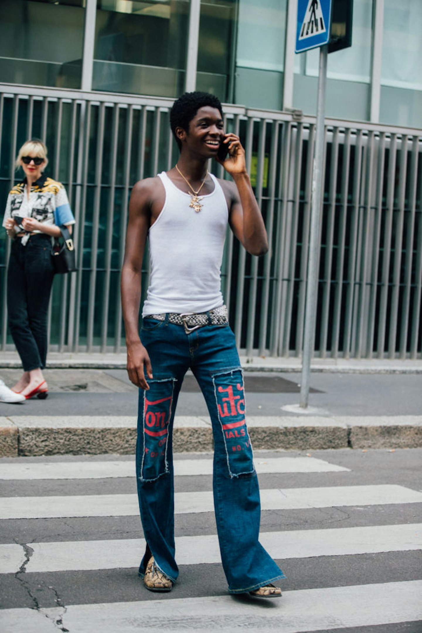 Alton Mason wearing Von Dutch