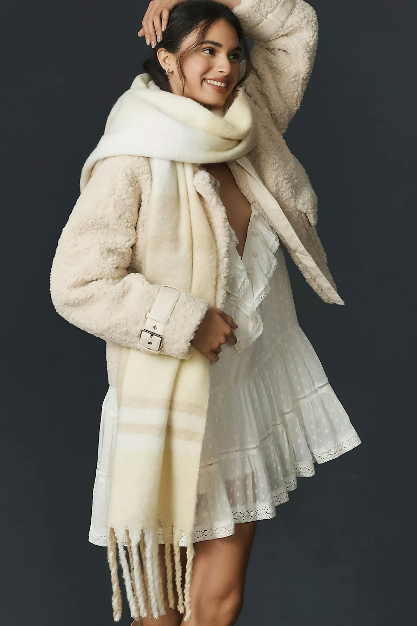 Anthropologie Check Scarf