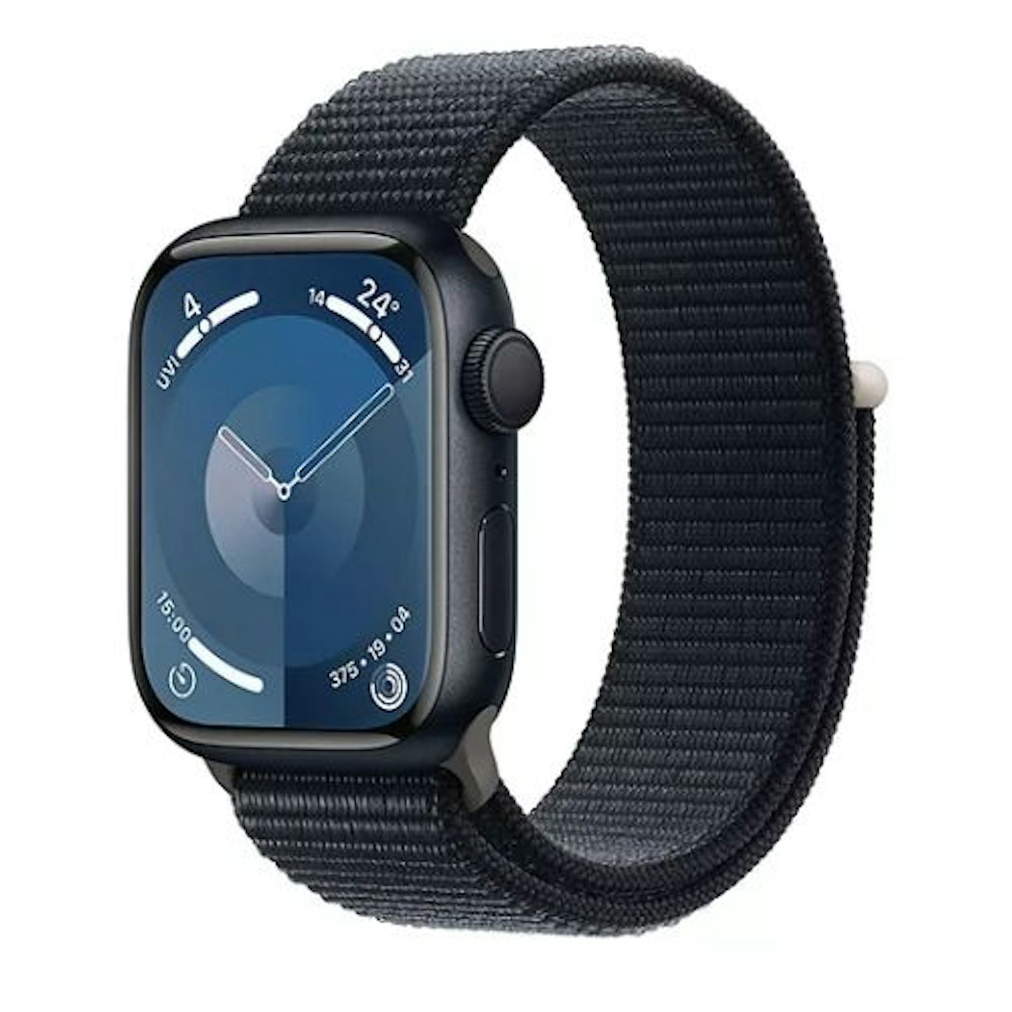 Apple Watch Series 9 GPS, 45mm, Aluminium Case, Sport Loop, One Size, Midnight