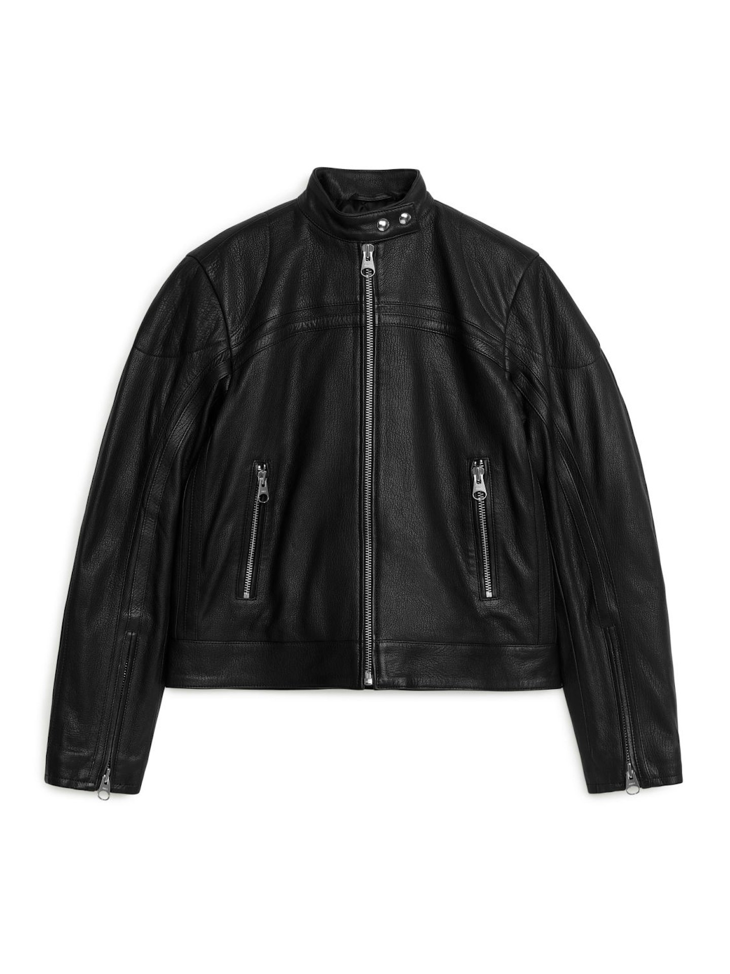 Arket, Racer Leather Jacket