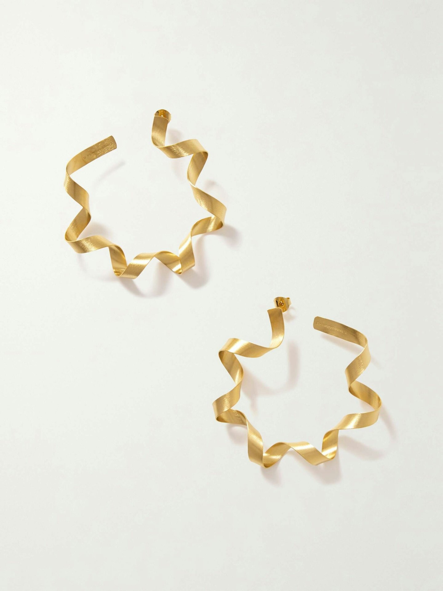 Completedworks, Gold-Plated Hoop Earrings