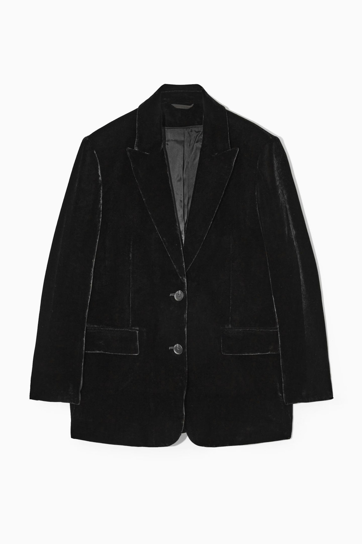 COS, Silk-Blend Velvet Blazer