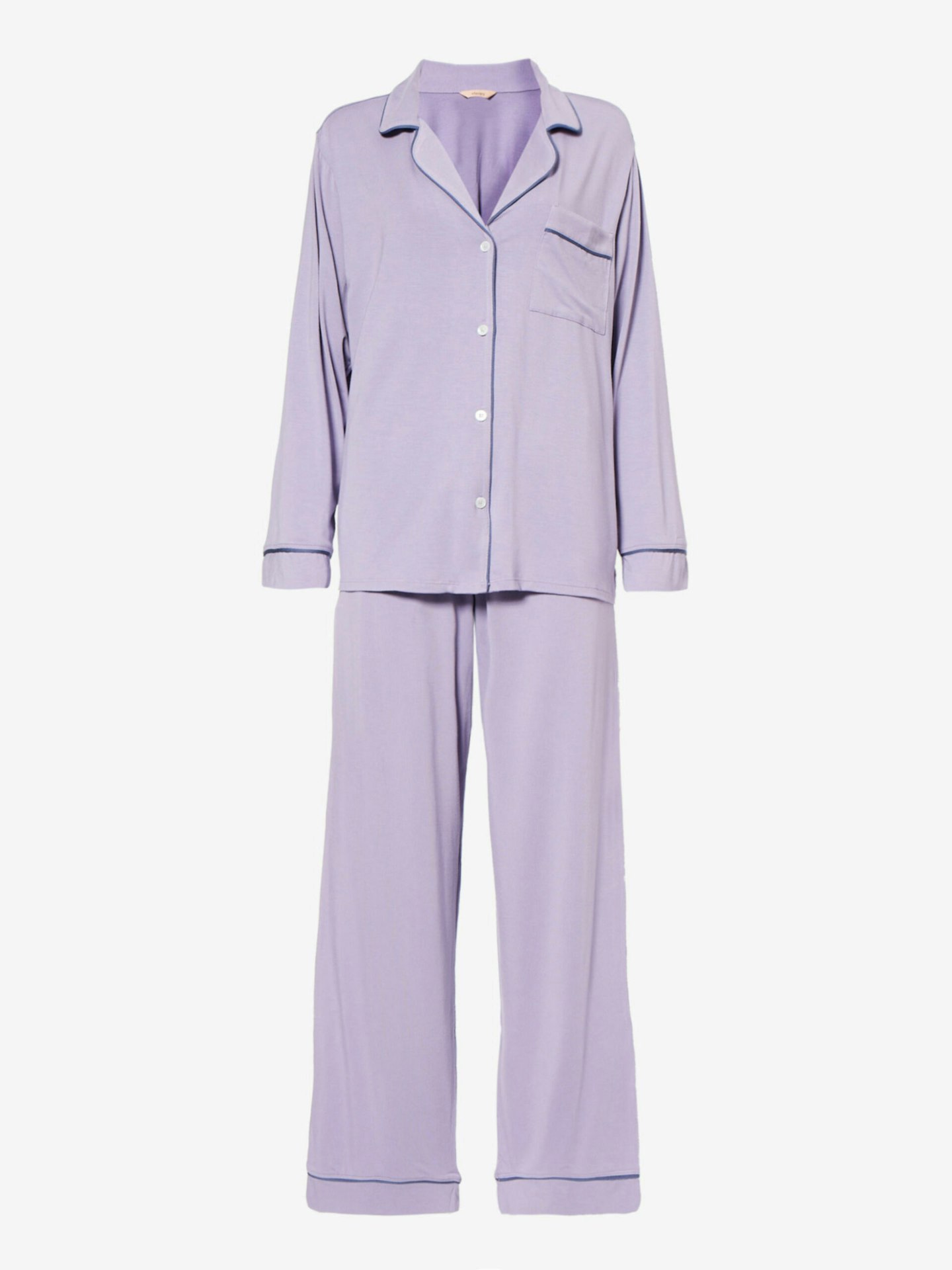Eberjey, Gisele Piped-Trim Jersey Pyjamas