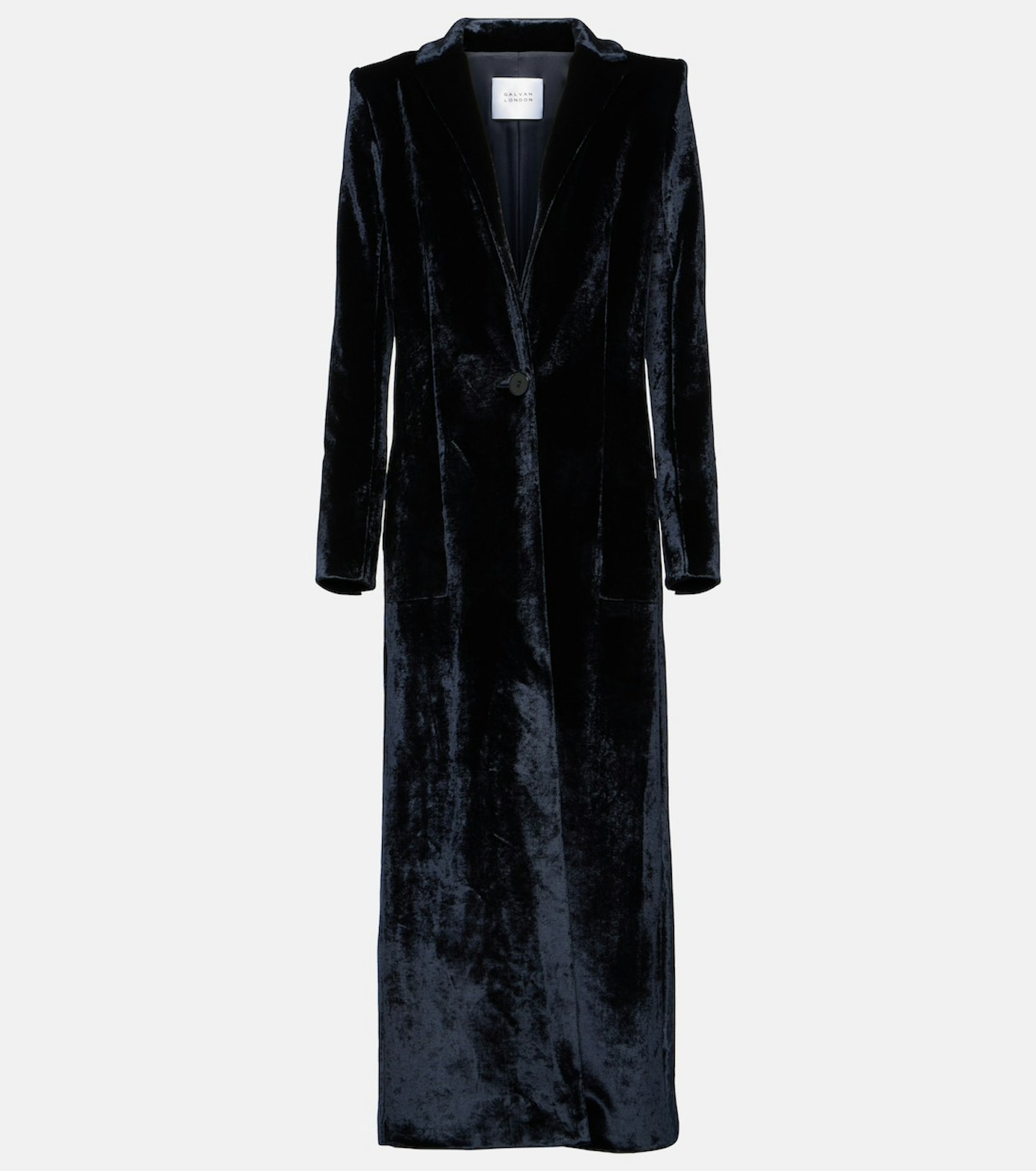 Galvan, Sculpted Velvet Coat