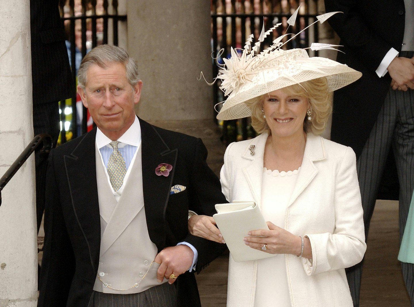 King Charles and Camilla on their wedding day