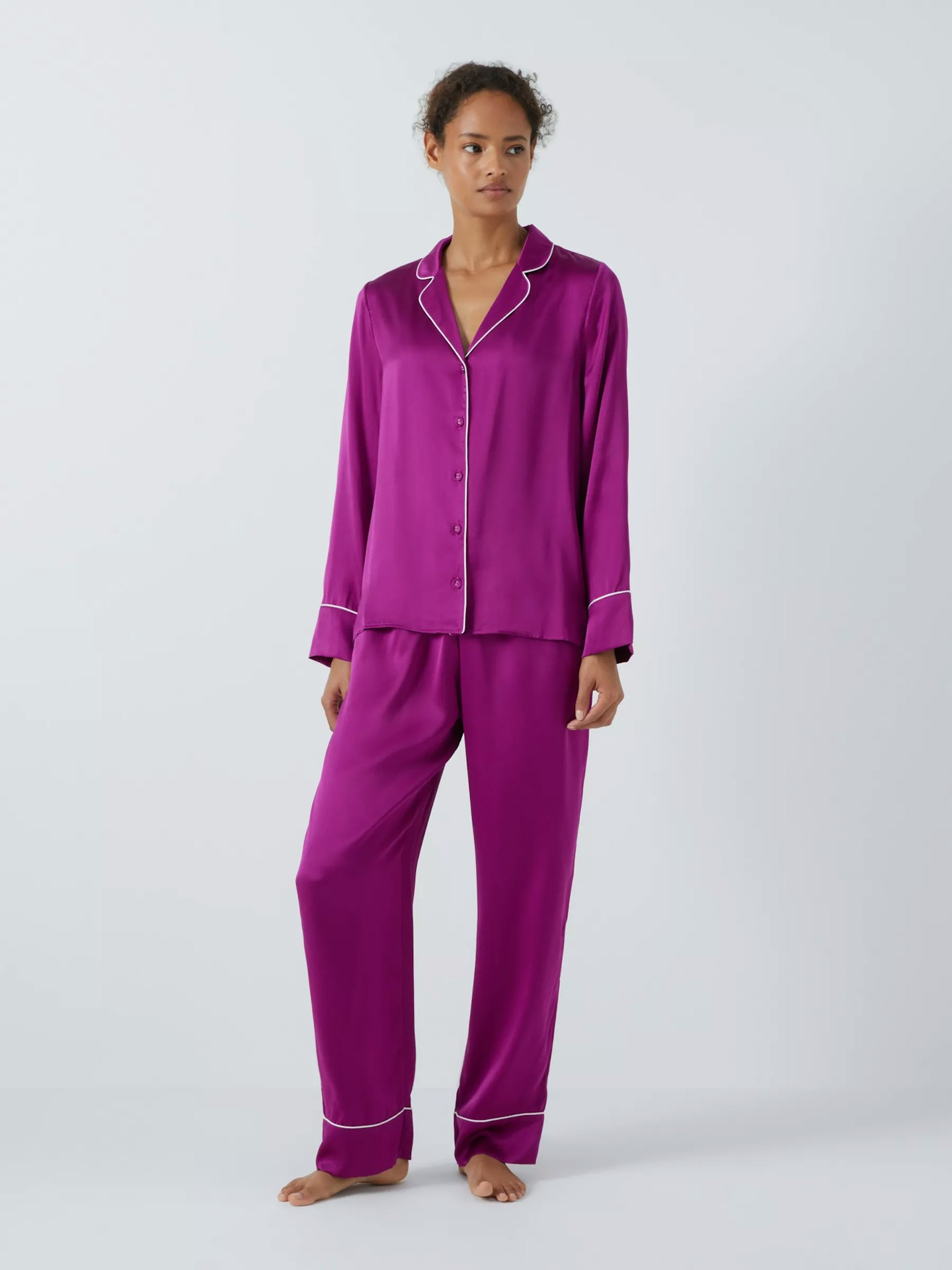 John Lewis, Piped Silk Pyjama Set