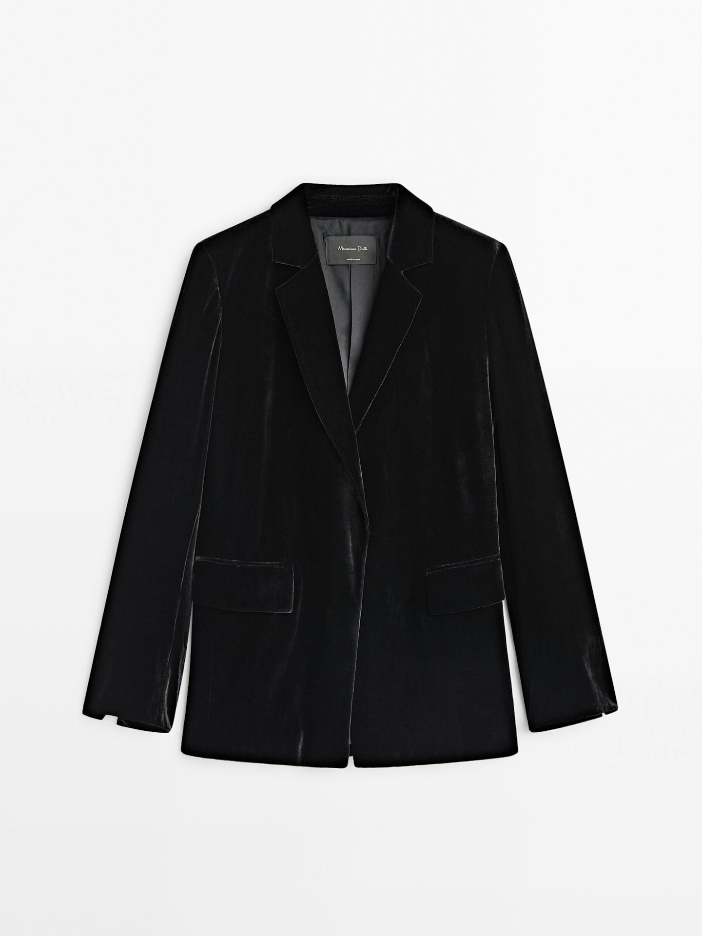 Massimo Dutti, Black Velvet Blazer