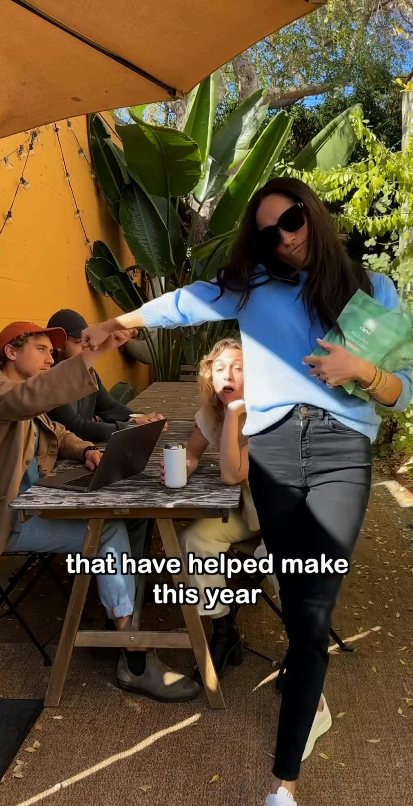 Meghan Markle coffee advert jumper