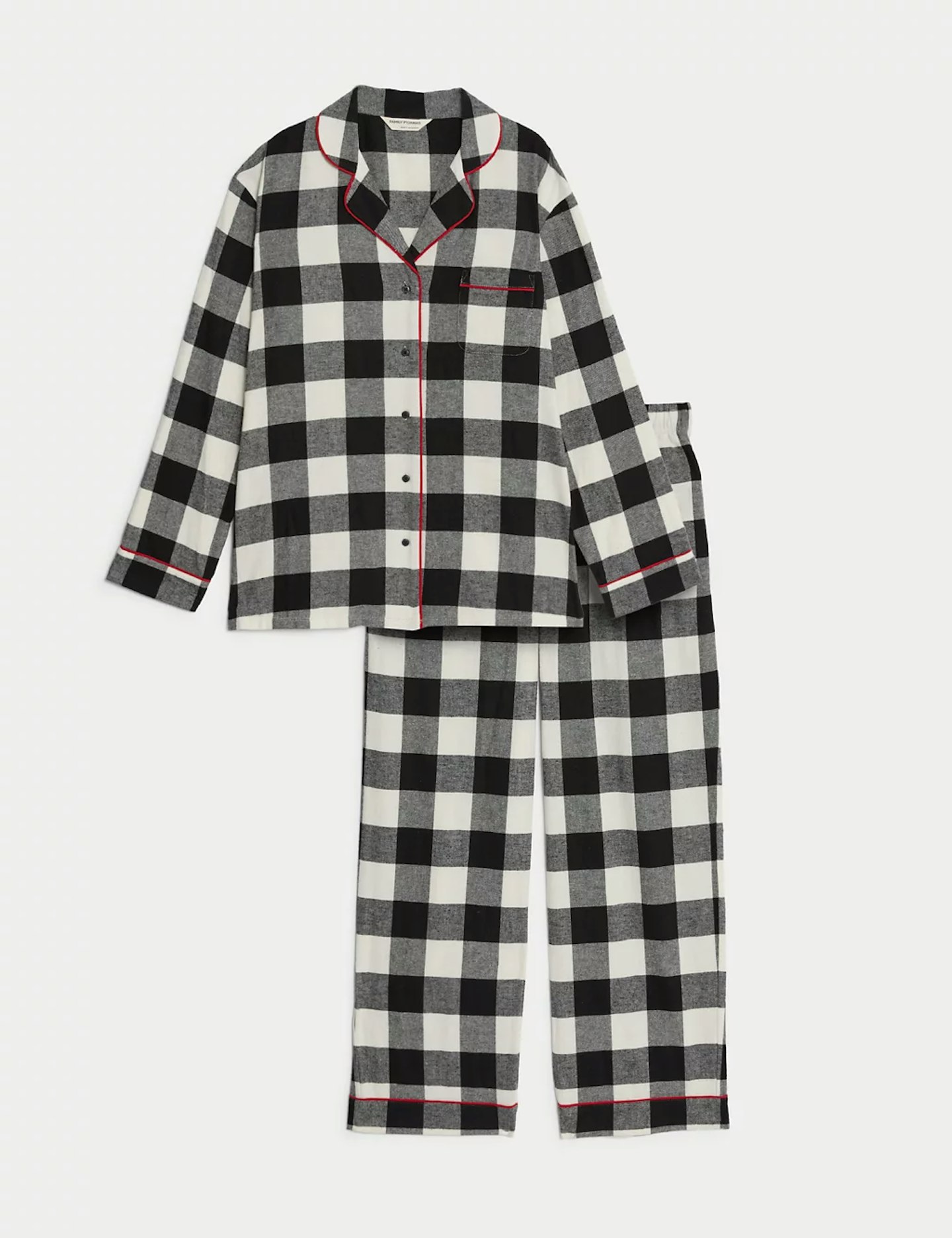 Marks & Spencer, Mono Check Family Christmas Pyjama Set