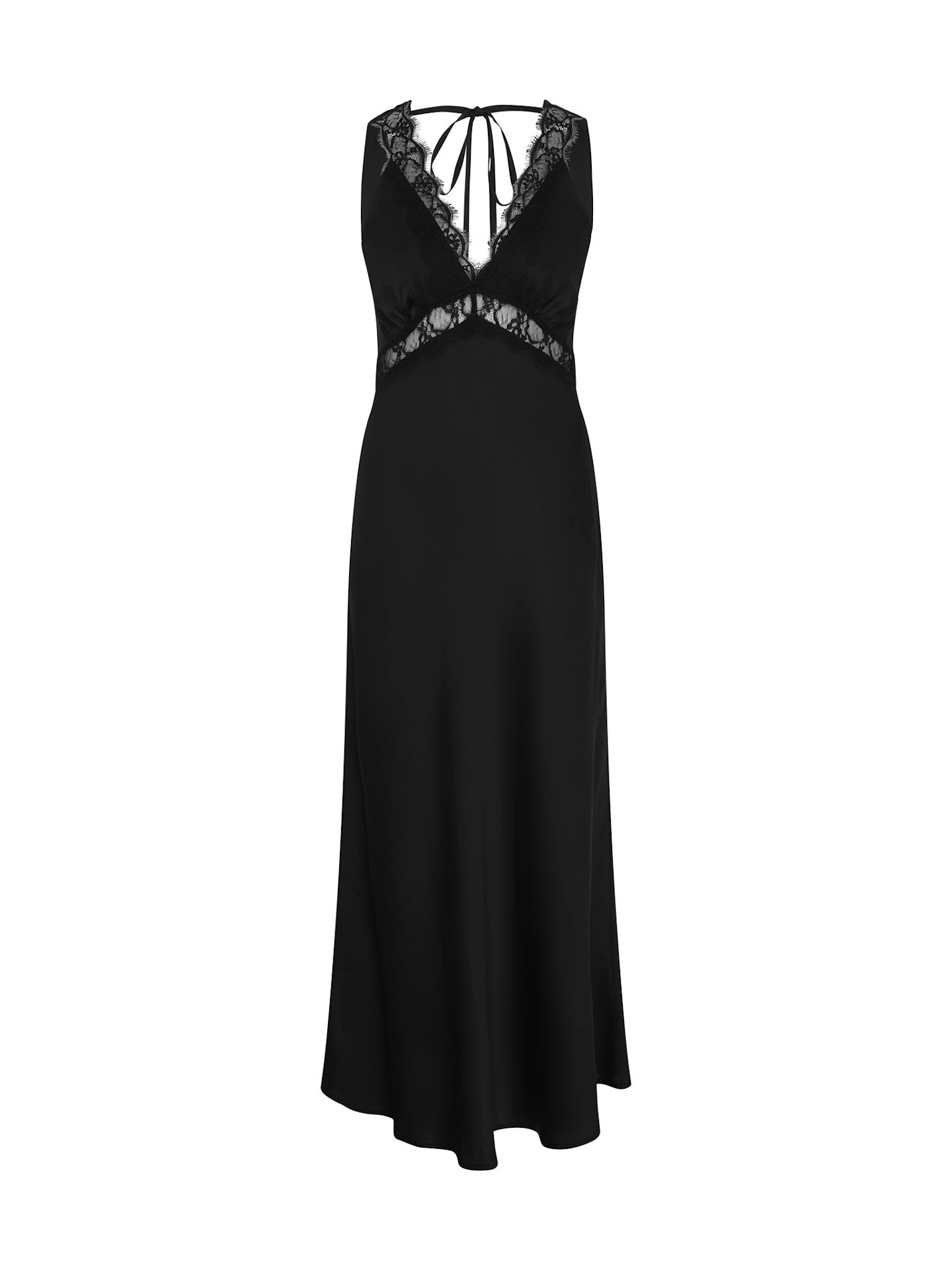 Omnes, Aurelia Lace-Trim Maxi Dress 