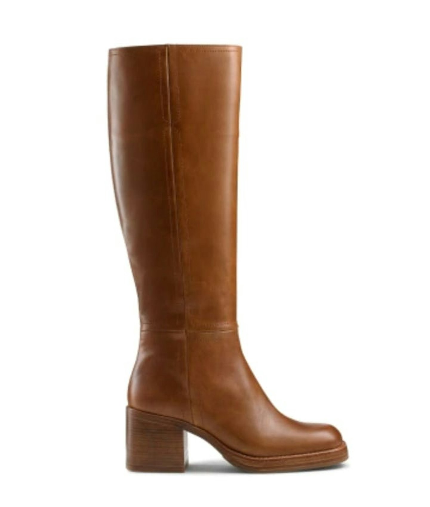 Russell And Bromley Gaucho Knee-High Block-Heel Boots