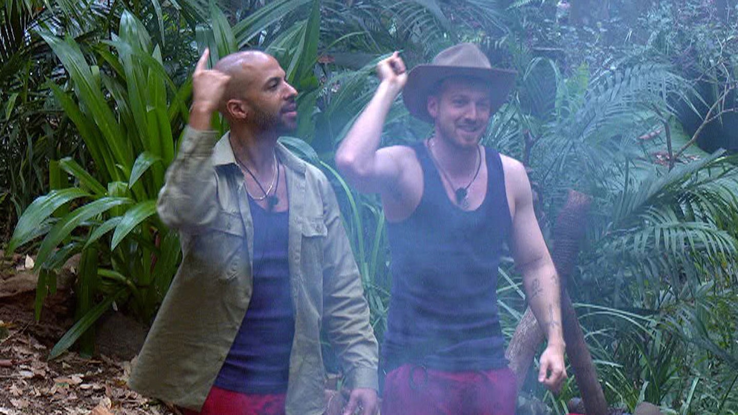 I'm A Celebrity Marvin Humes and Sam Thompson