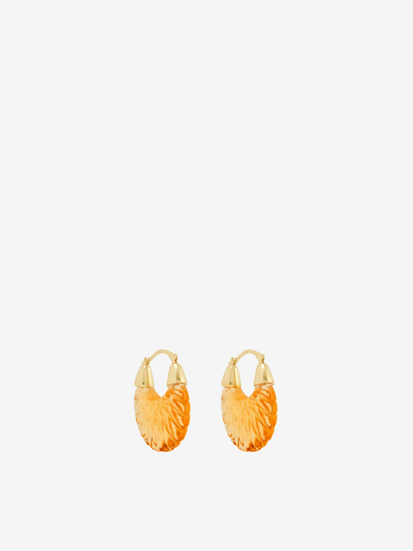 Shyla, Ettienne 22ct Yellow Gold-Plated Sterling Silver And Glass Earrings