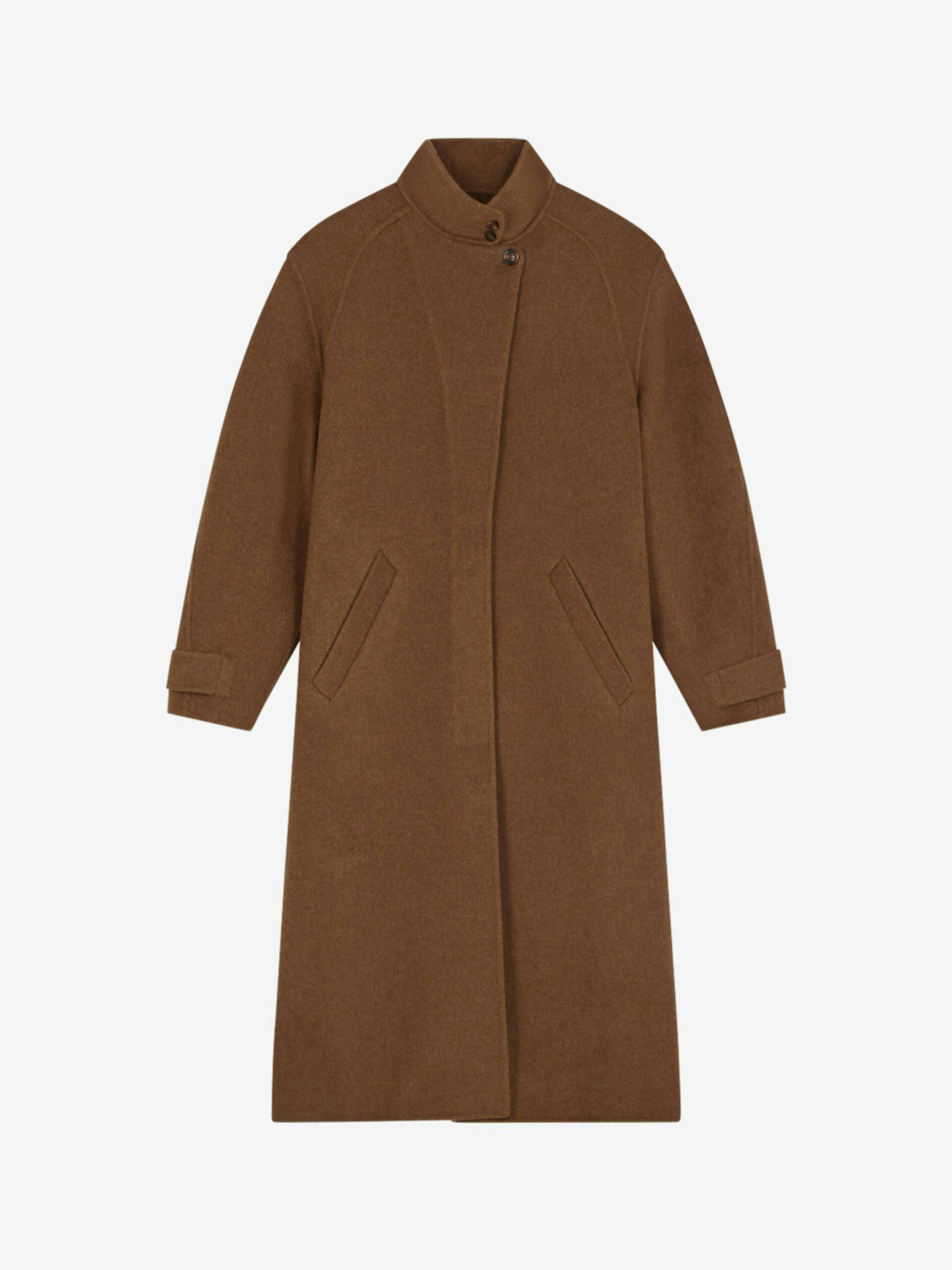 Soeur, Vancouver High-Neck Wool-Blend Coat