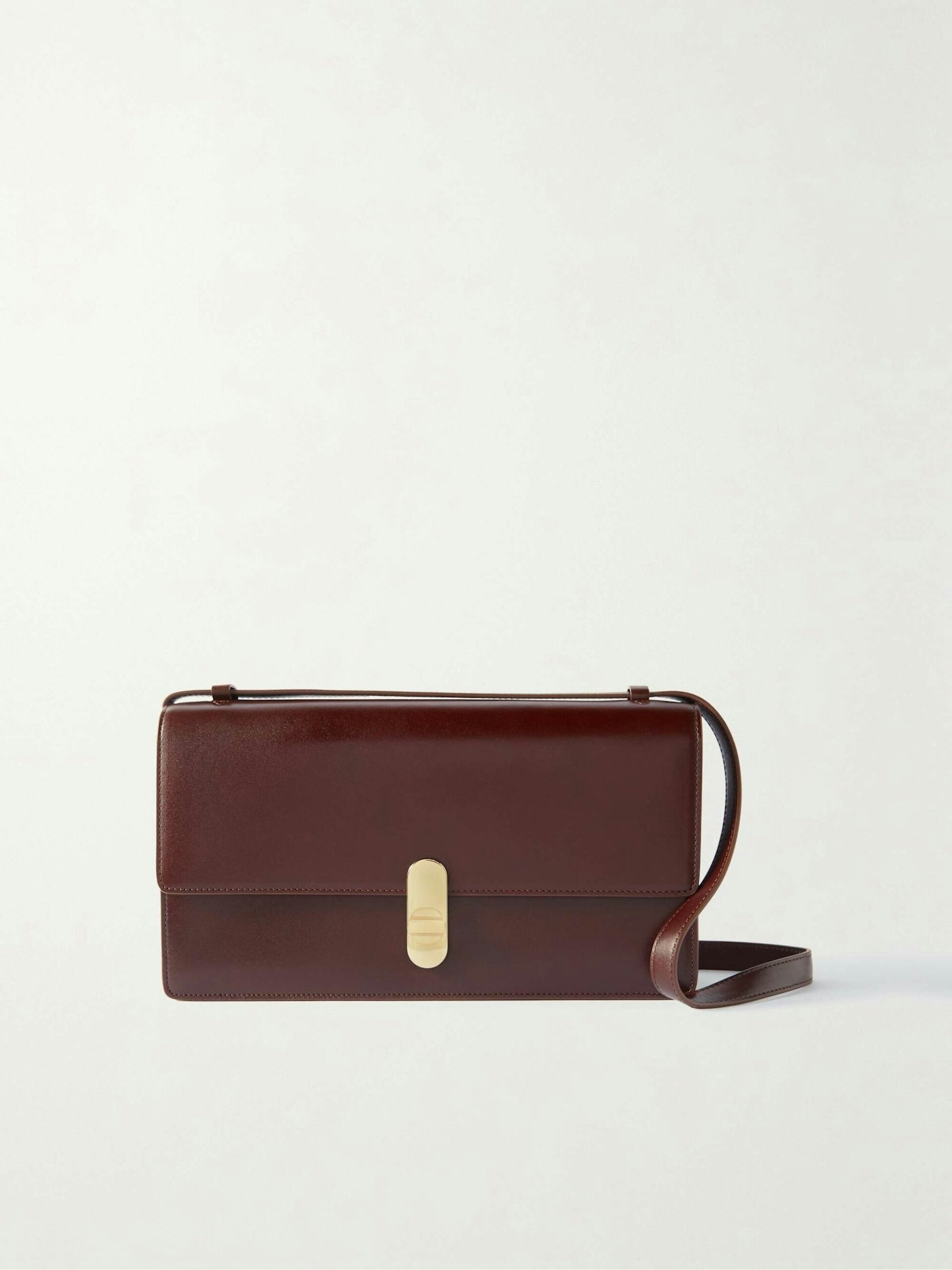 The Row, Clea Leather Shoulder Bag