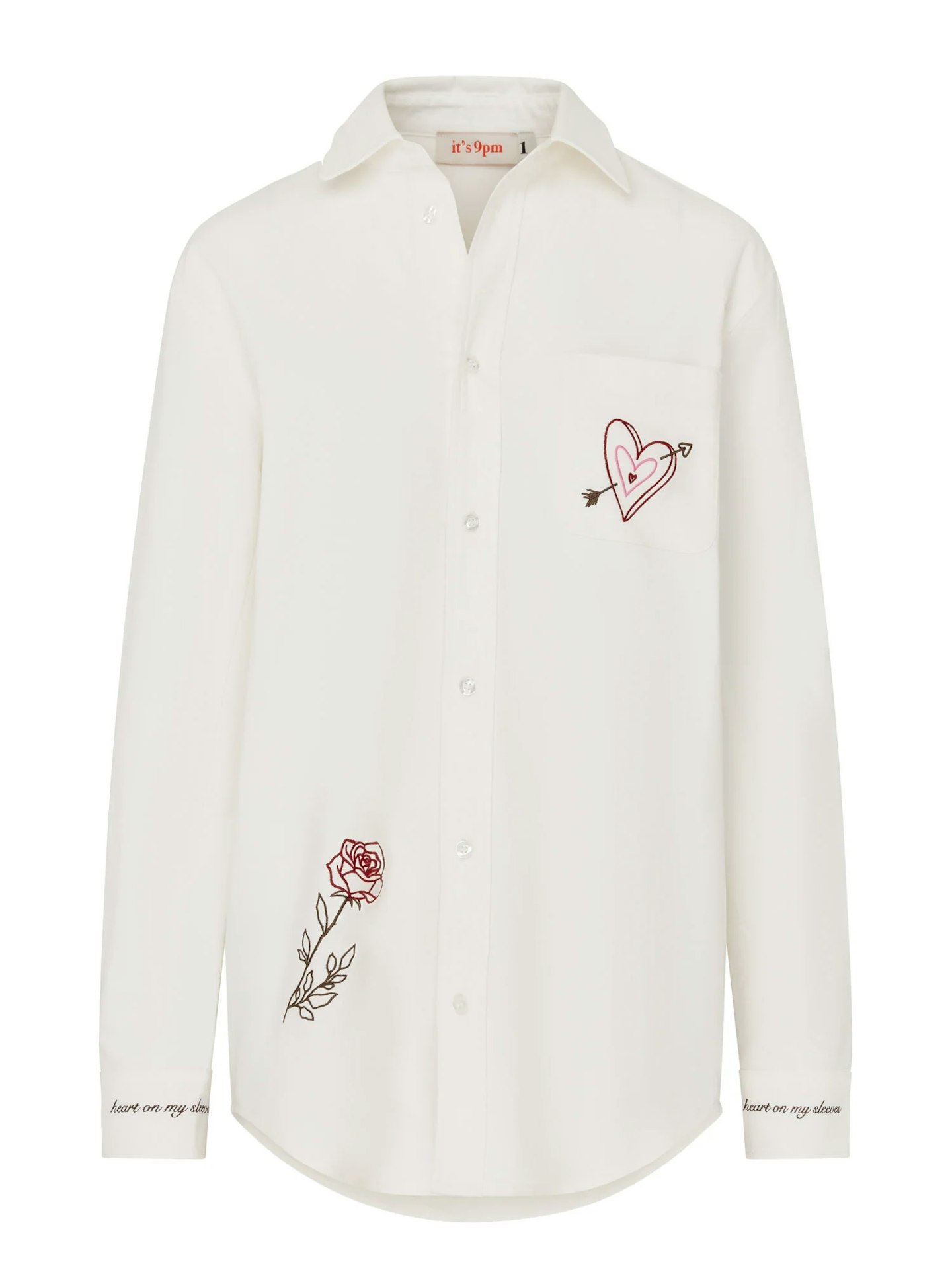 embroidered valentine's shirt 