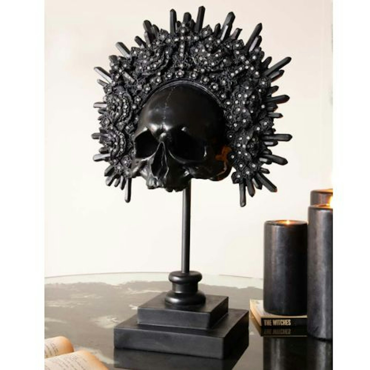 Black King Skull Ornament