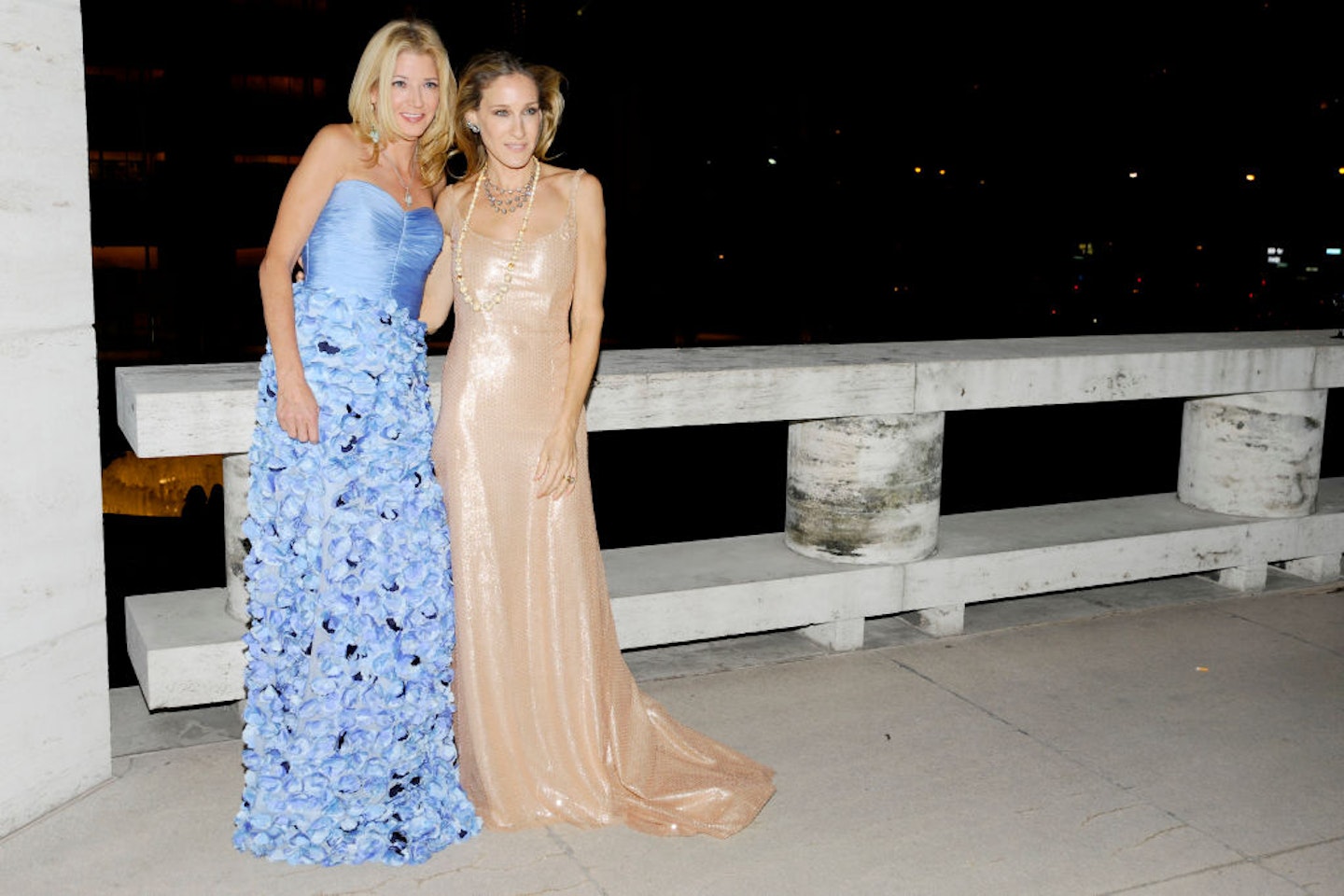 Candace Bushnell and Sarah Jessica Parker