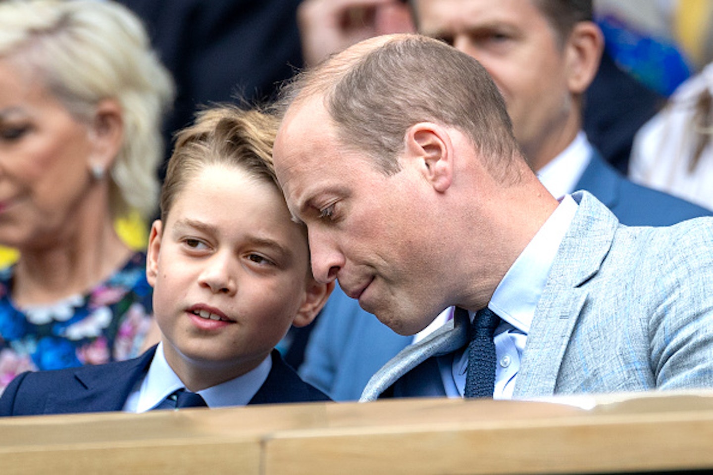 Prince William with his son George