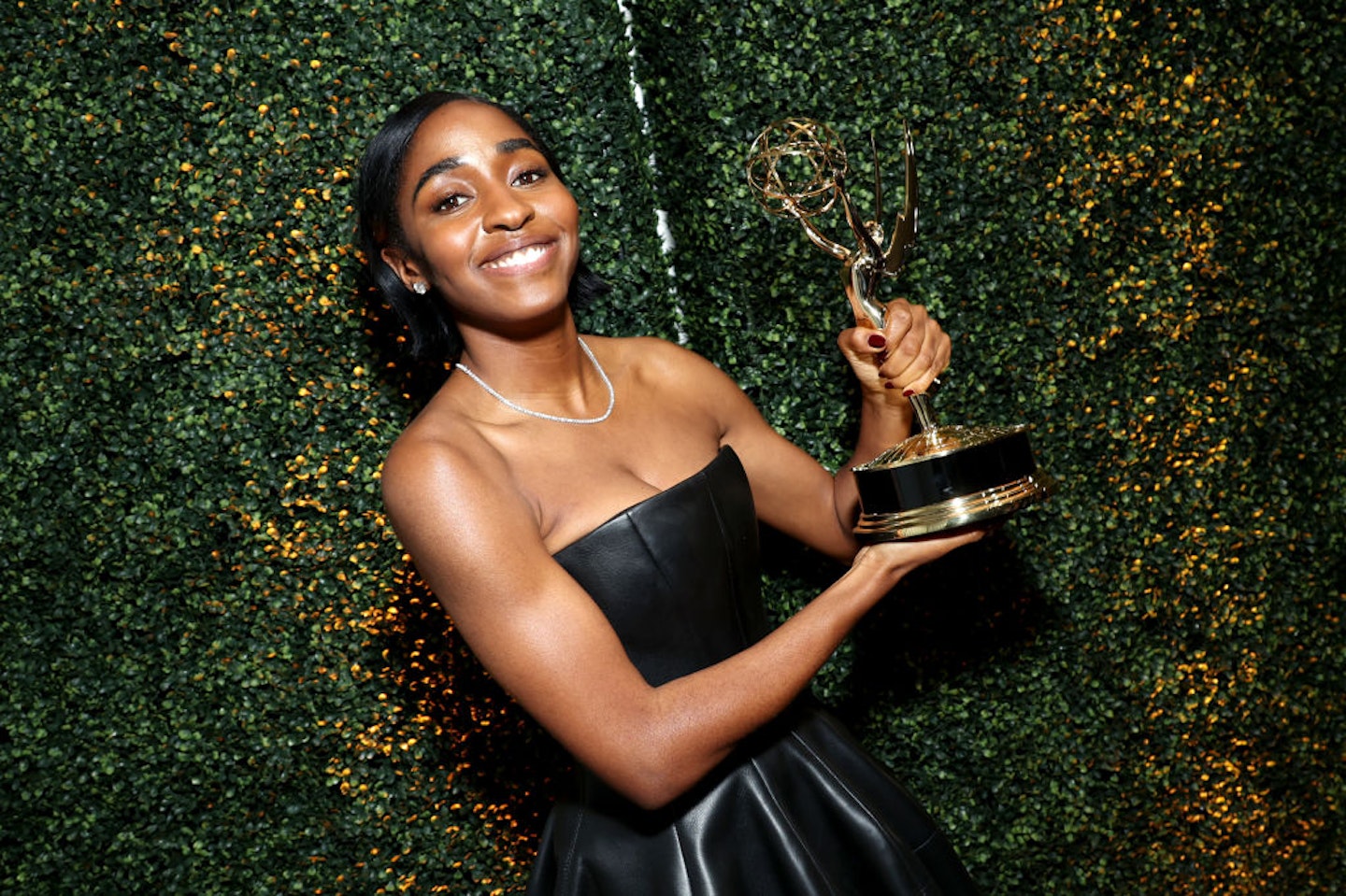 Ayo Edebiri at the Emmys in January