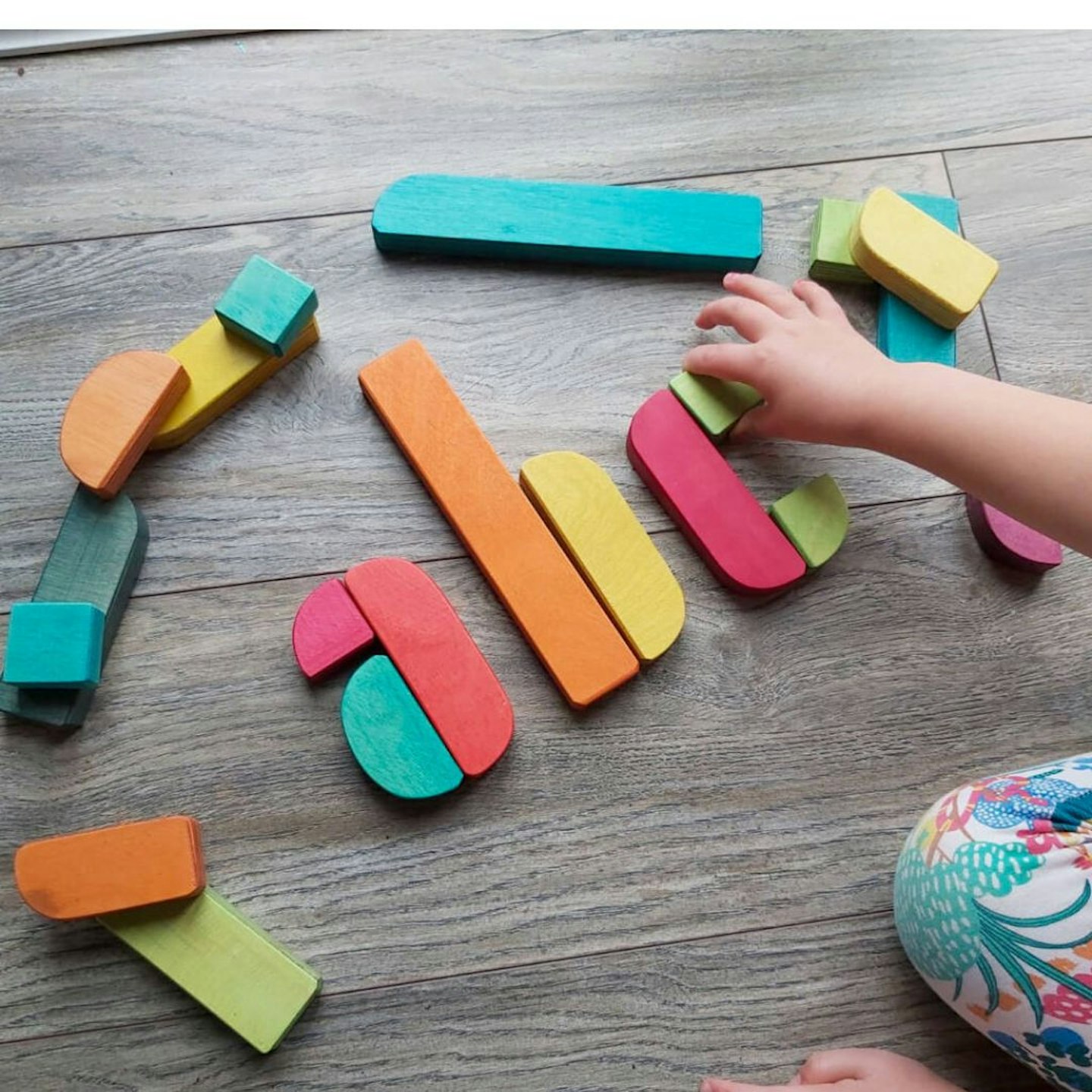 The most stylish kids' toys: Handcrafted Wooden Hello Typeblocks
