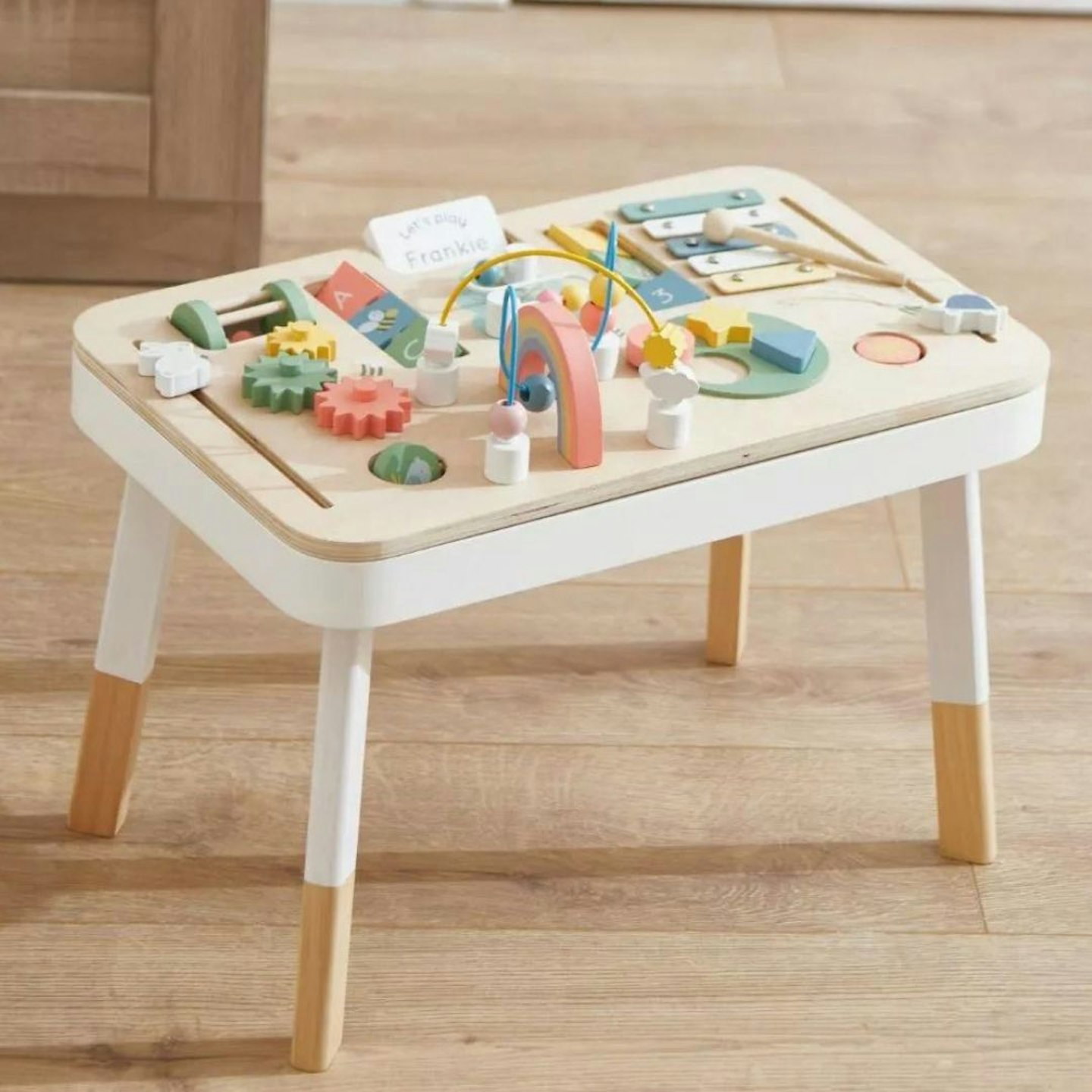 The Best Wooden Children's Toys:  Personalised Wooden Children's Activity Table