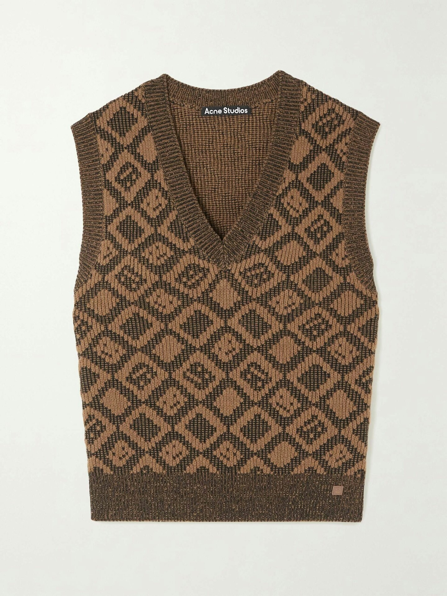 Acne Studios, Konny Jacquard-Knit Wool And Cotton-Blend Vest