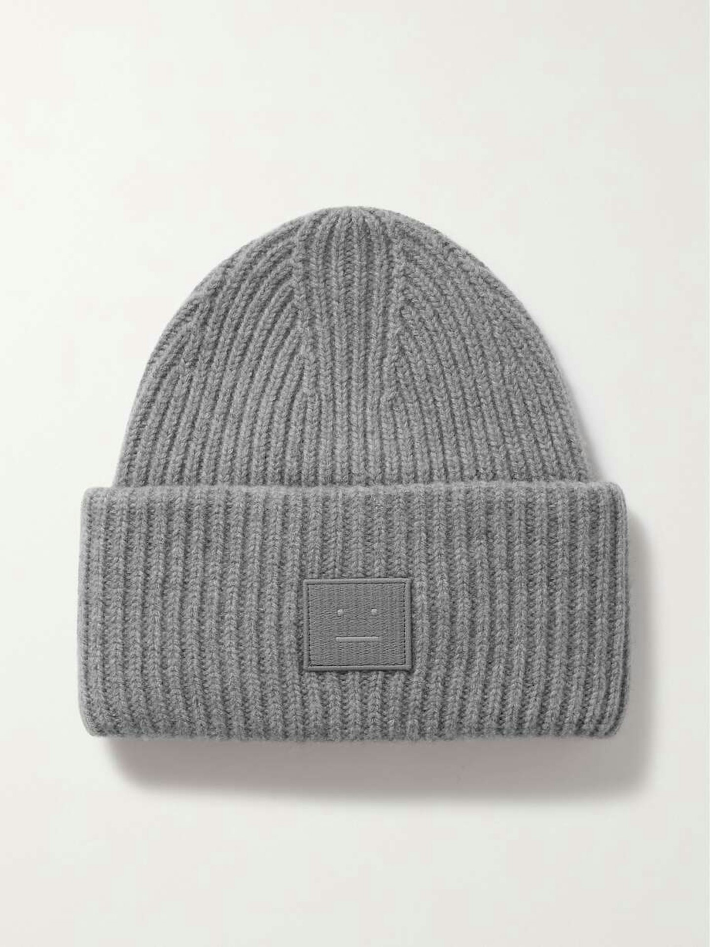 Acne Studios, Appliquéd Ribbed Wool Beanie