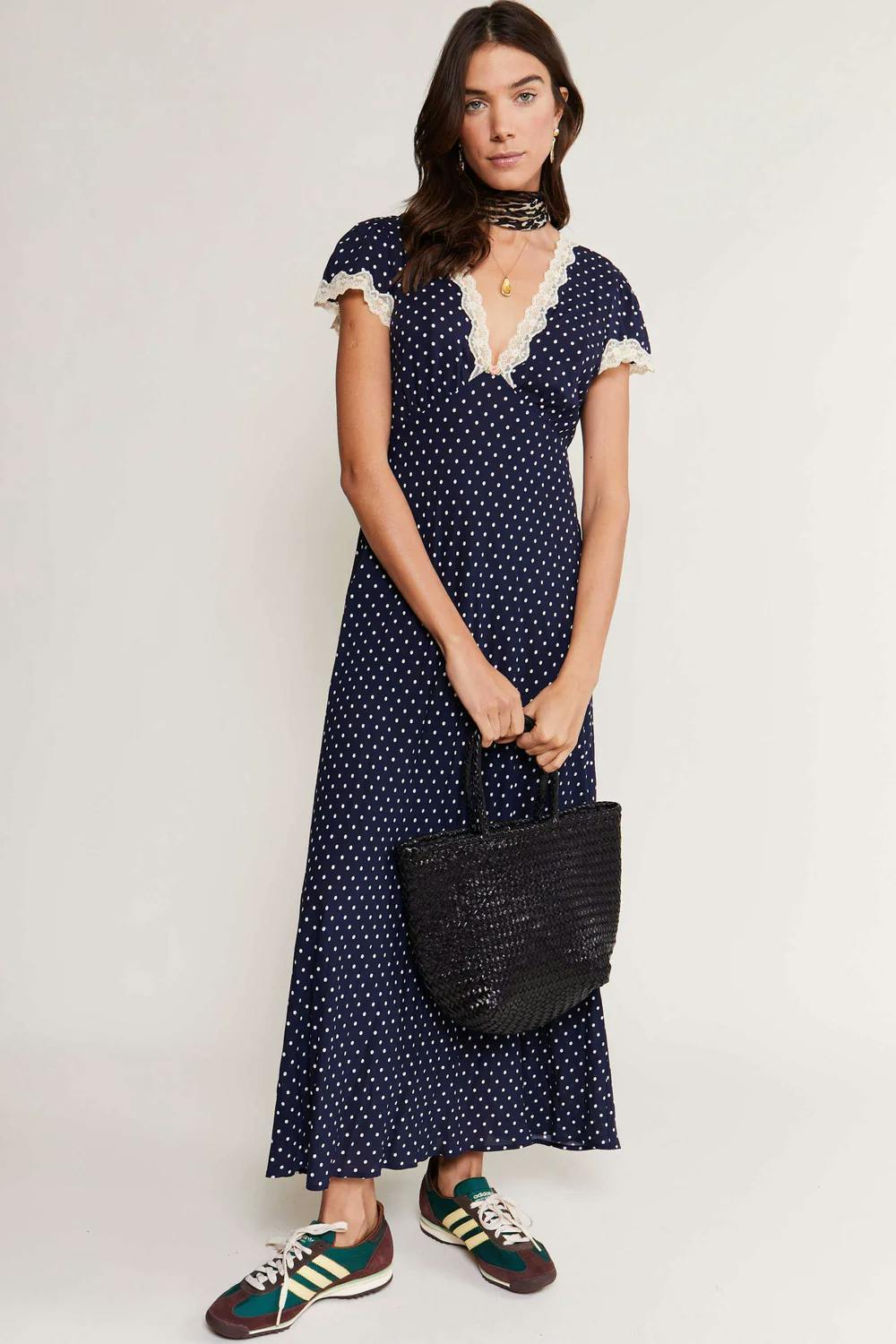 Polka Dot Wedding Guest Dress