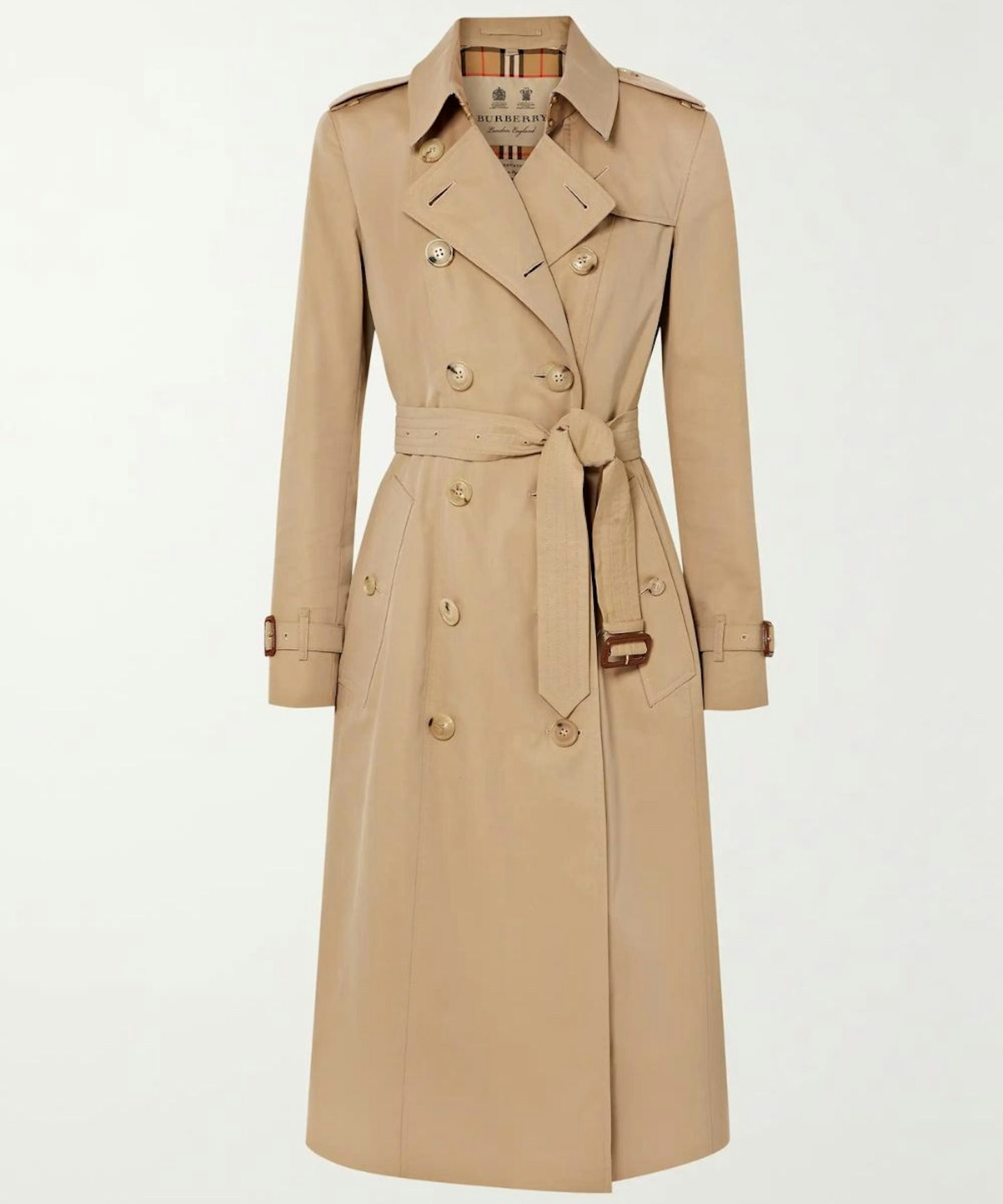 Burberry Chelsea Long Cotton-Babardine Trench Coat