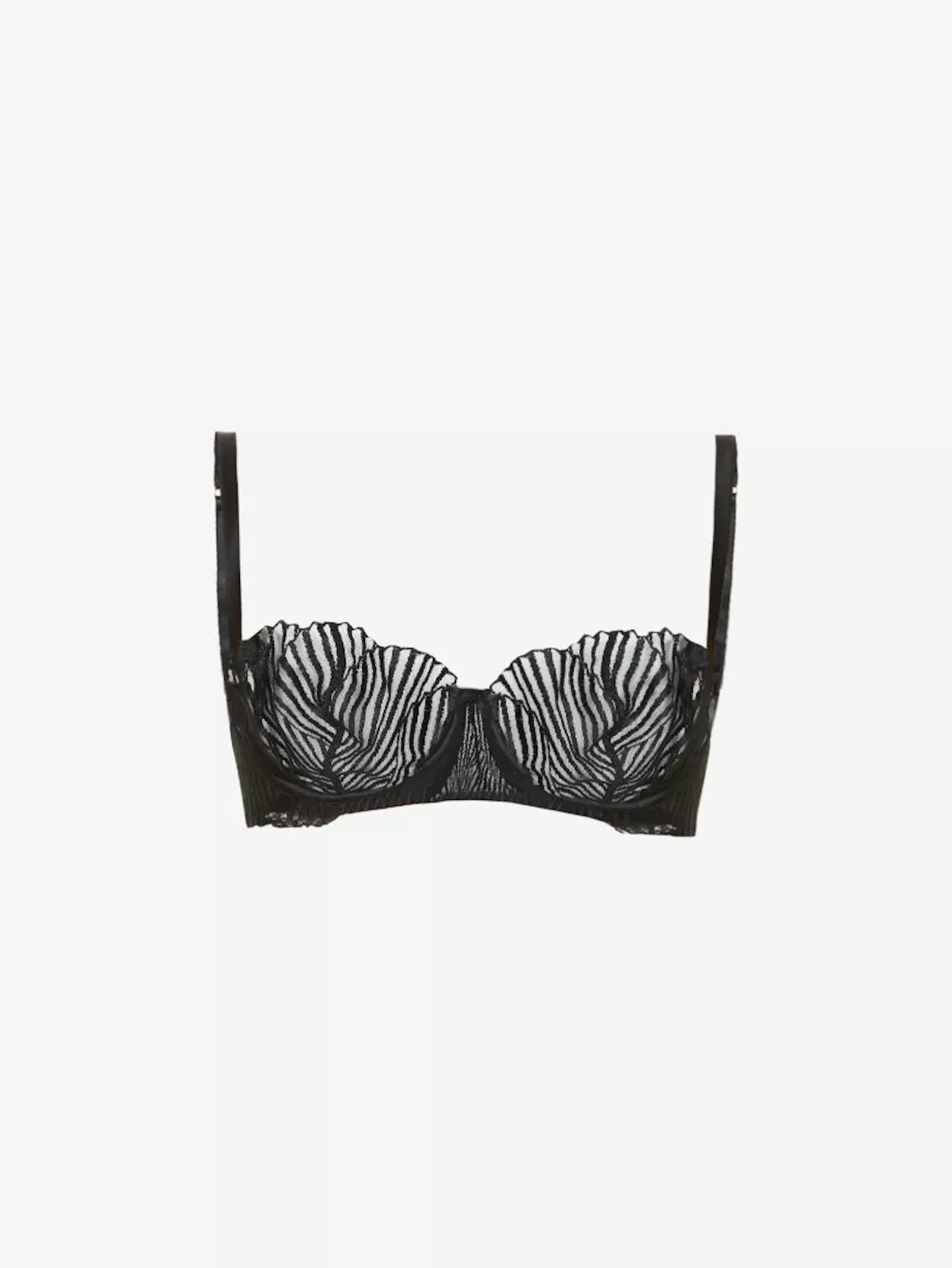 Coco de Mer, Athena Semi-sheer Stretch-woven Balconette Bra