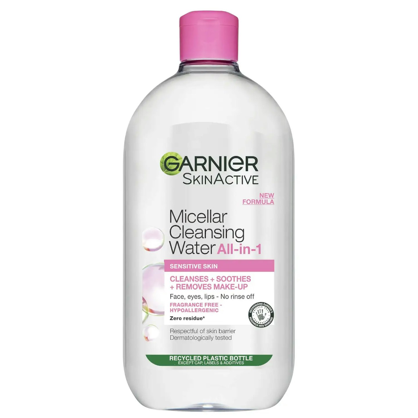 Garnier Micellar Water Facial Cleanser and Makeup Remover for Sensitive Skin 700ml