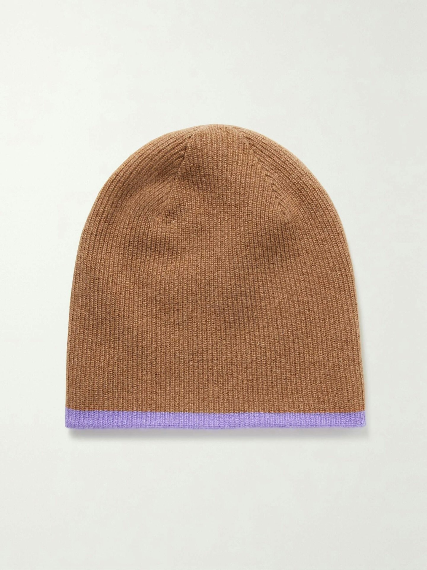 Guest In Residence, The Inside Out Reversible Two-Tone Ribbed Cashmere Beanie