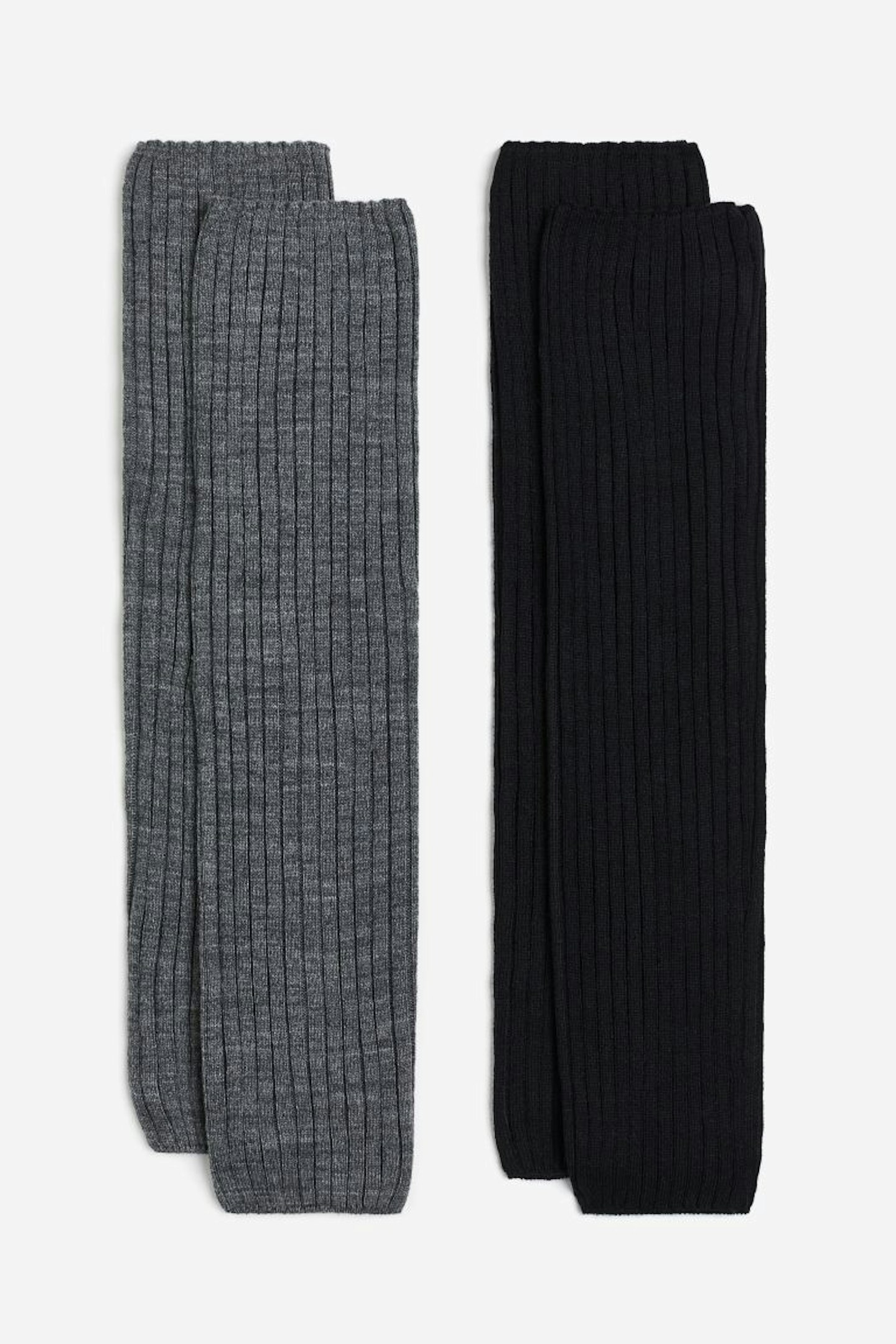 H&M, 2-Pack Rib-Knit Leg Warmers