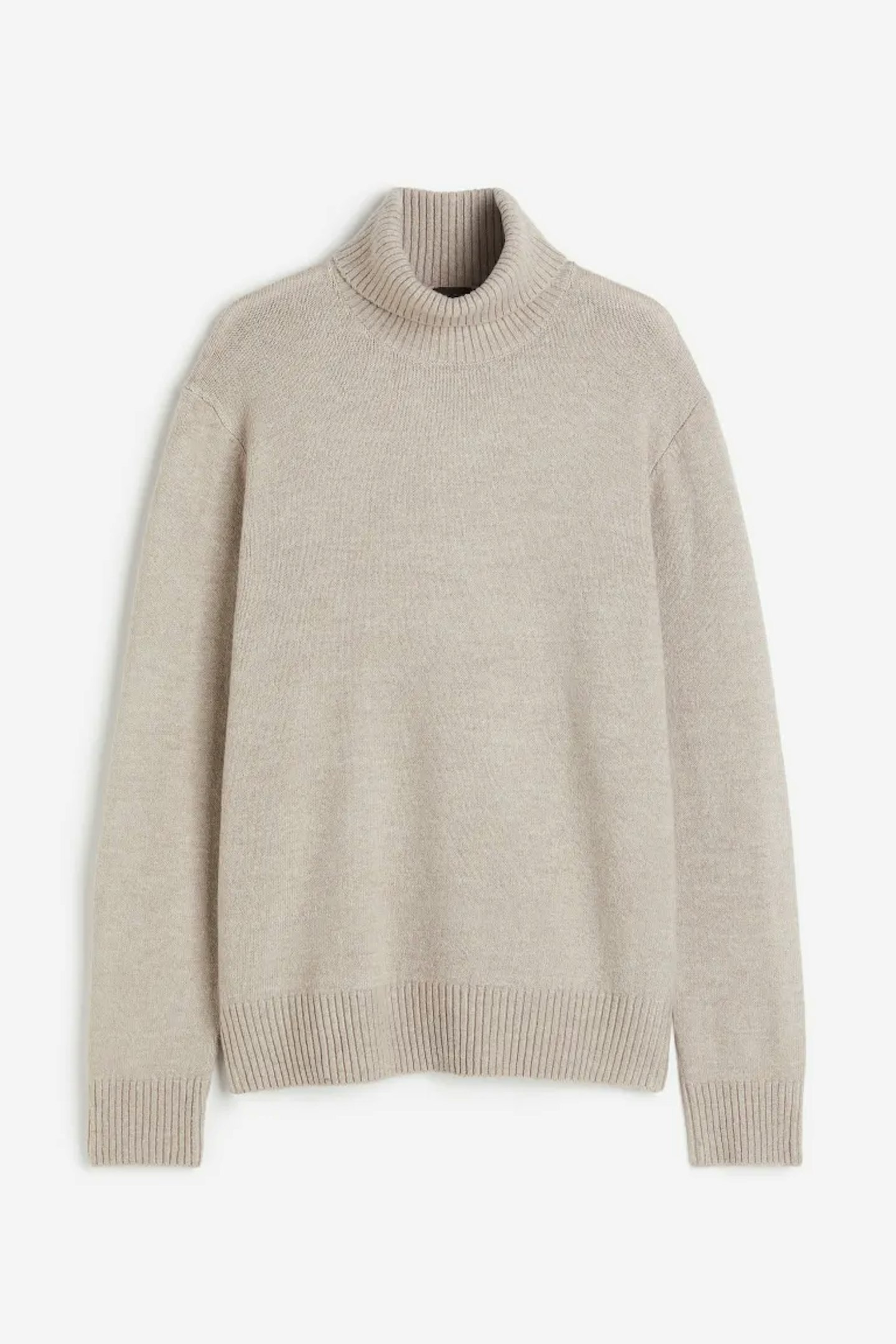 H&M, Regular Fit Polo Neck Jumper