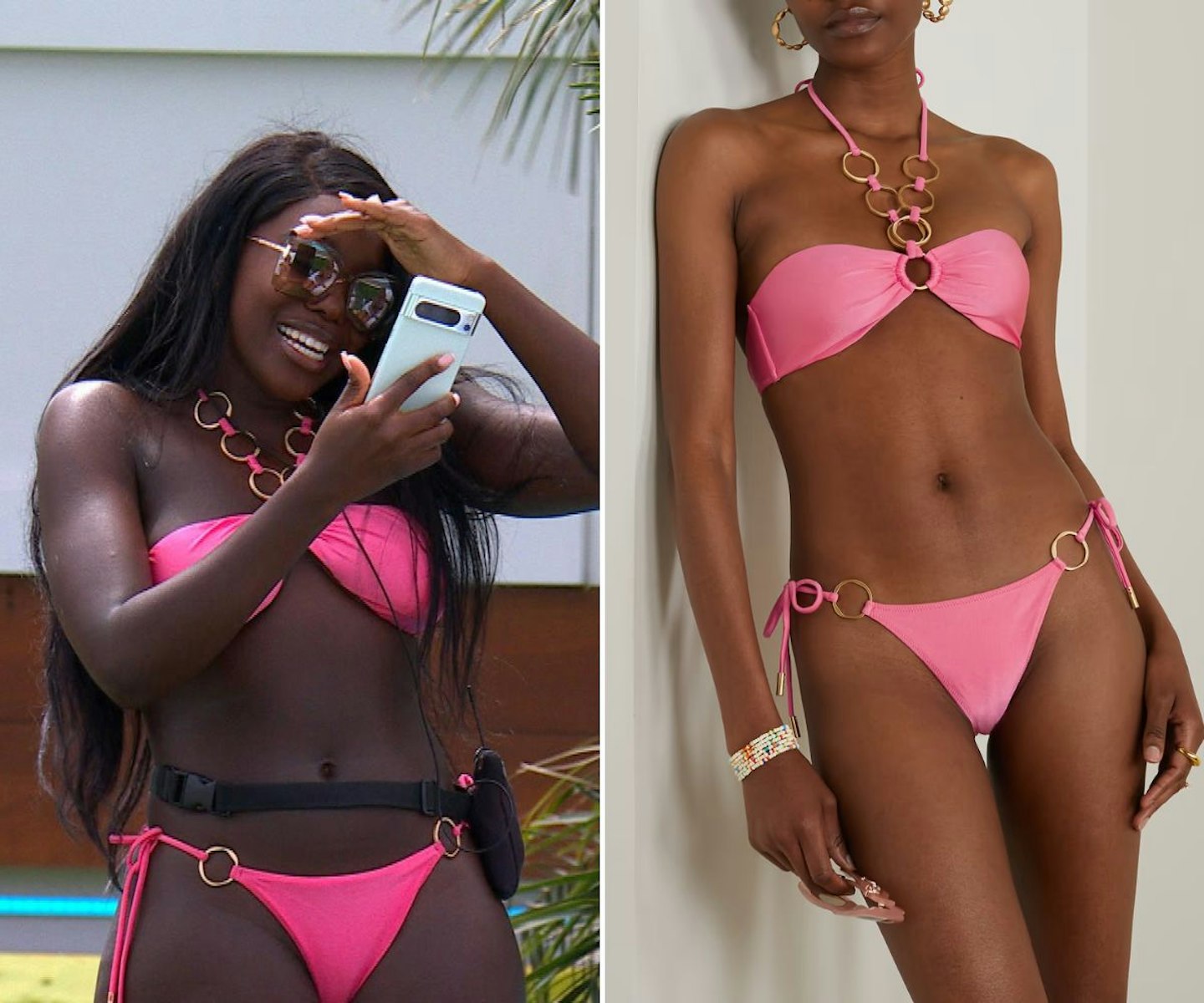 Kaz Kamwi's Pink Circle Bikini