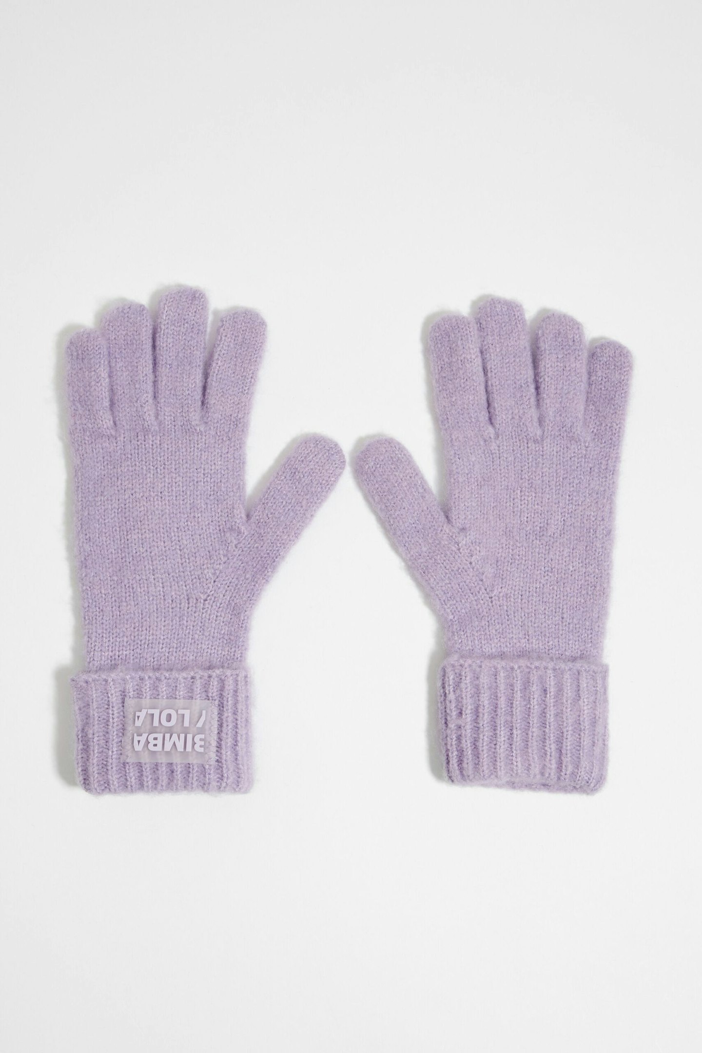 Bimba Y Lola, Lilac Knit Gloves