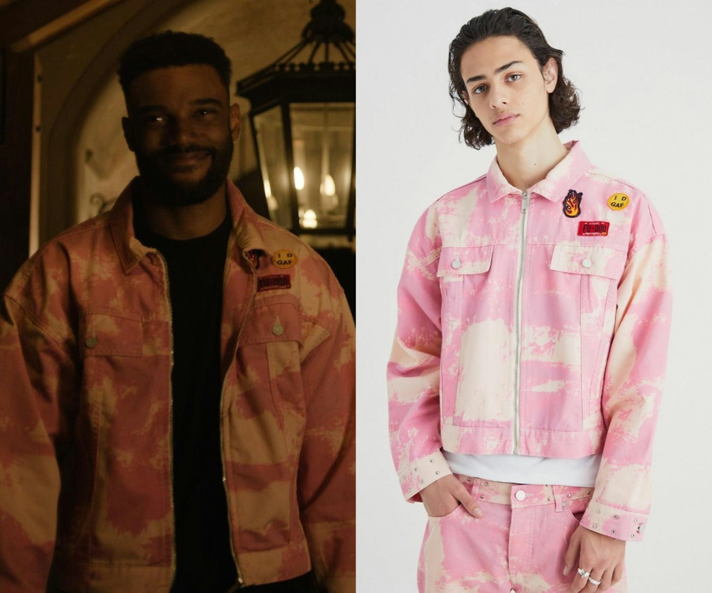 Tyler's Pink Tie Dye Jacket