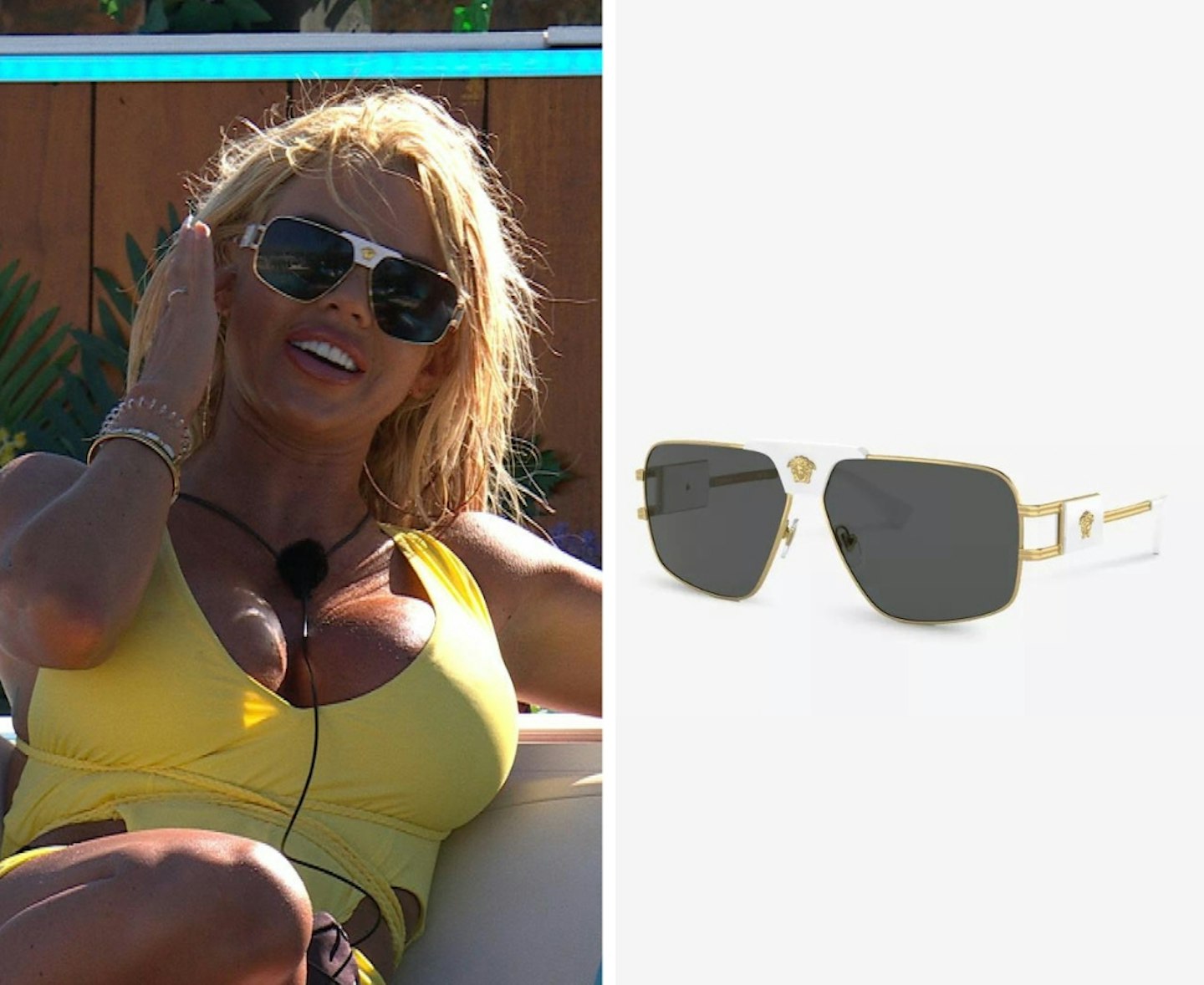 Hannah Elizabeth's Versace Sunglasses