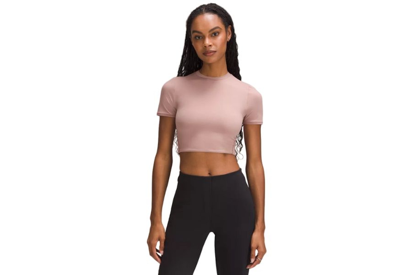 Lululemon Wundermost Ultra-Soft Nulu Crewneck Cropped T-Shirt