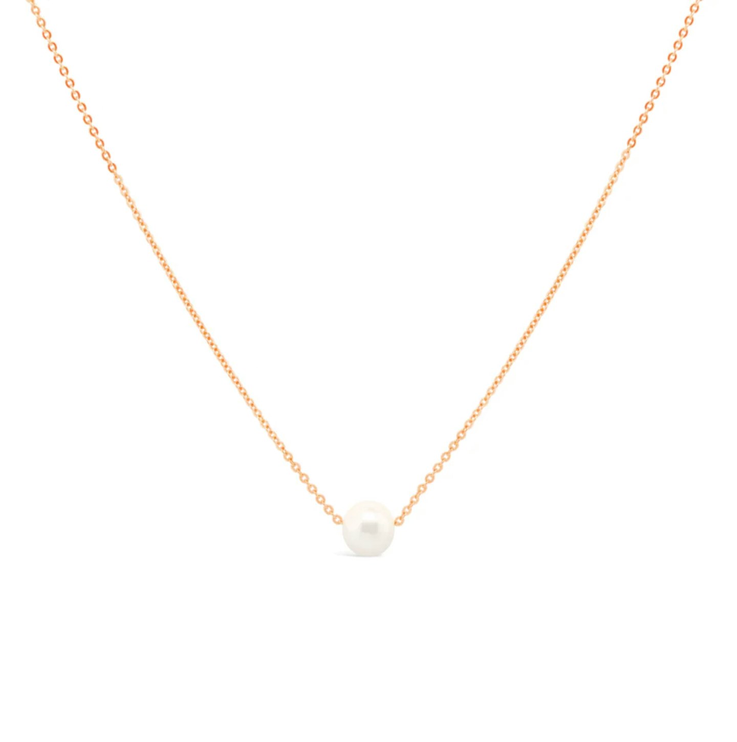 Oh So Fine Necklace 18ct Rose Gold Vermeil