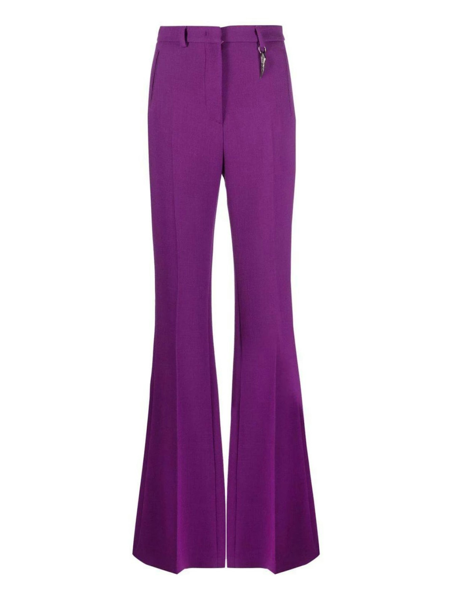 Roberto Cavalli, High-Waist Flared Wool Trousers