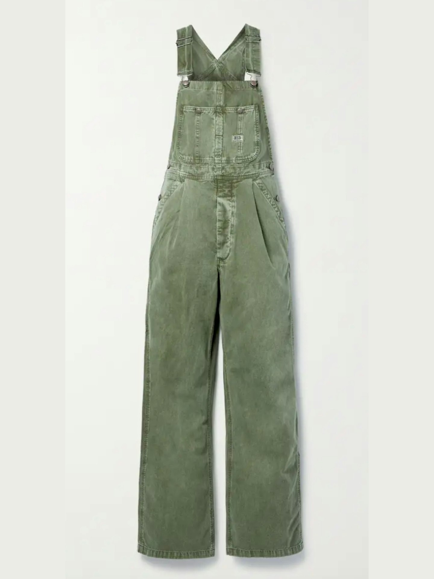 R13 Damon Denim Overalls