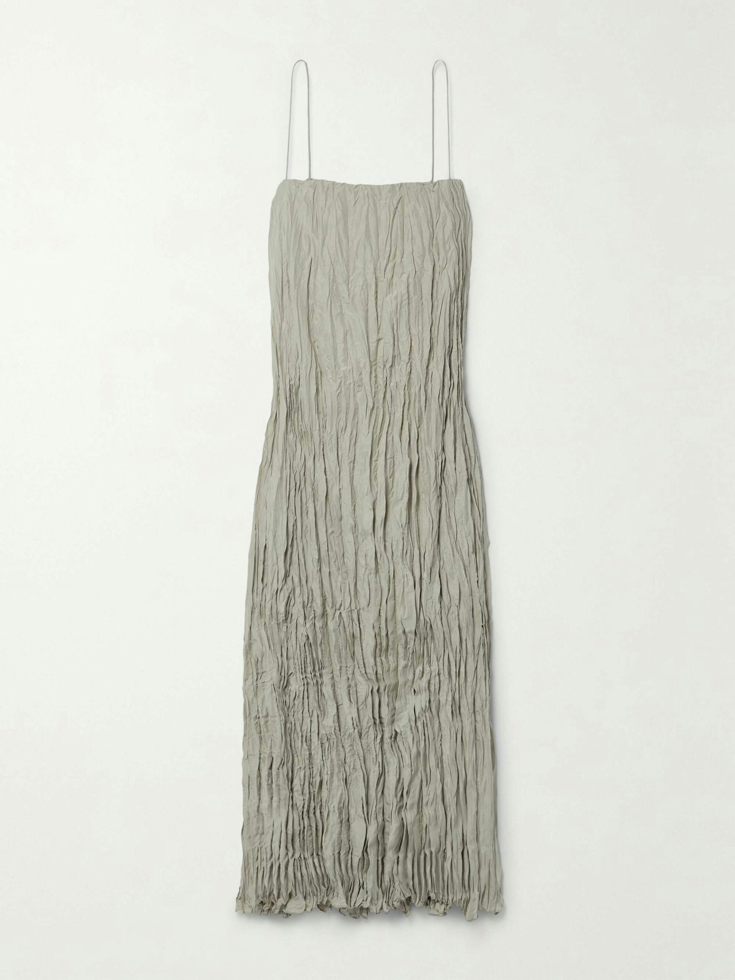 Toteme, Crinkled-Silk Maxi Dress