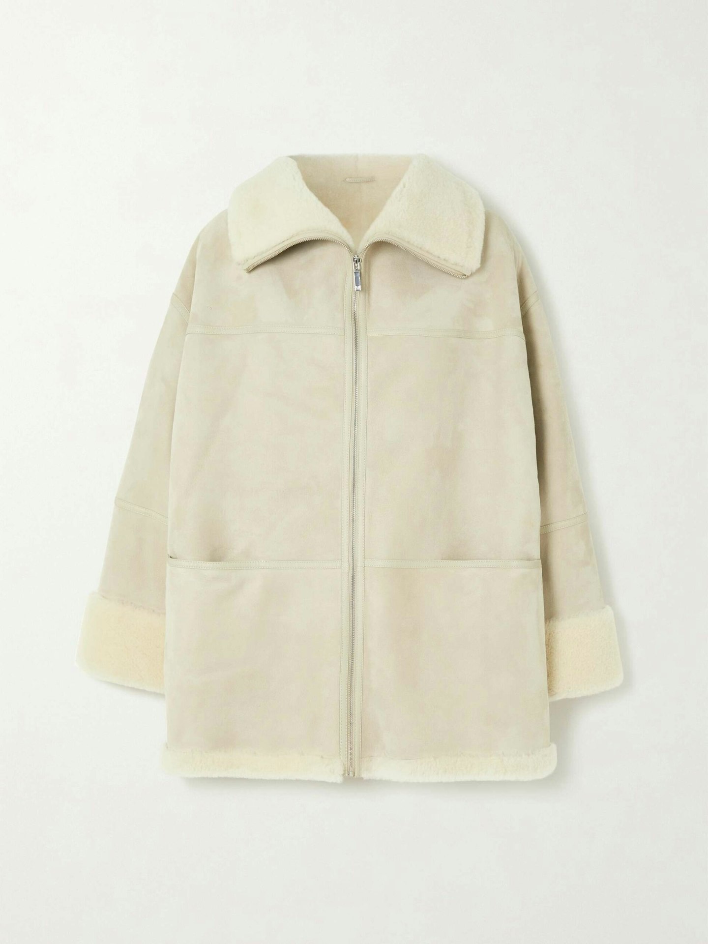 Toteme, Paneled Shearling Jacket