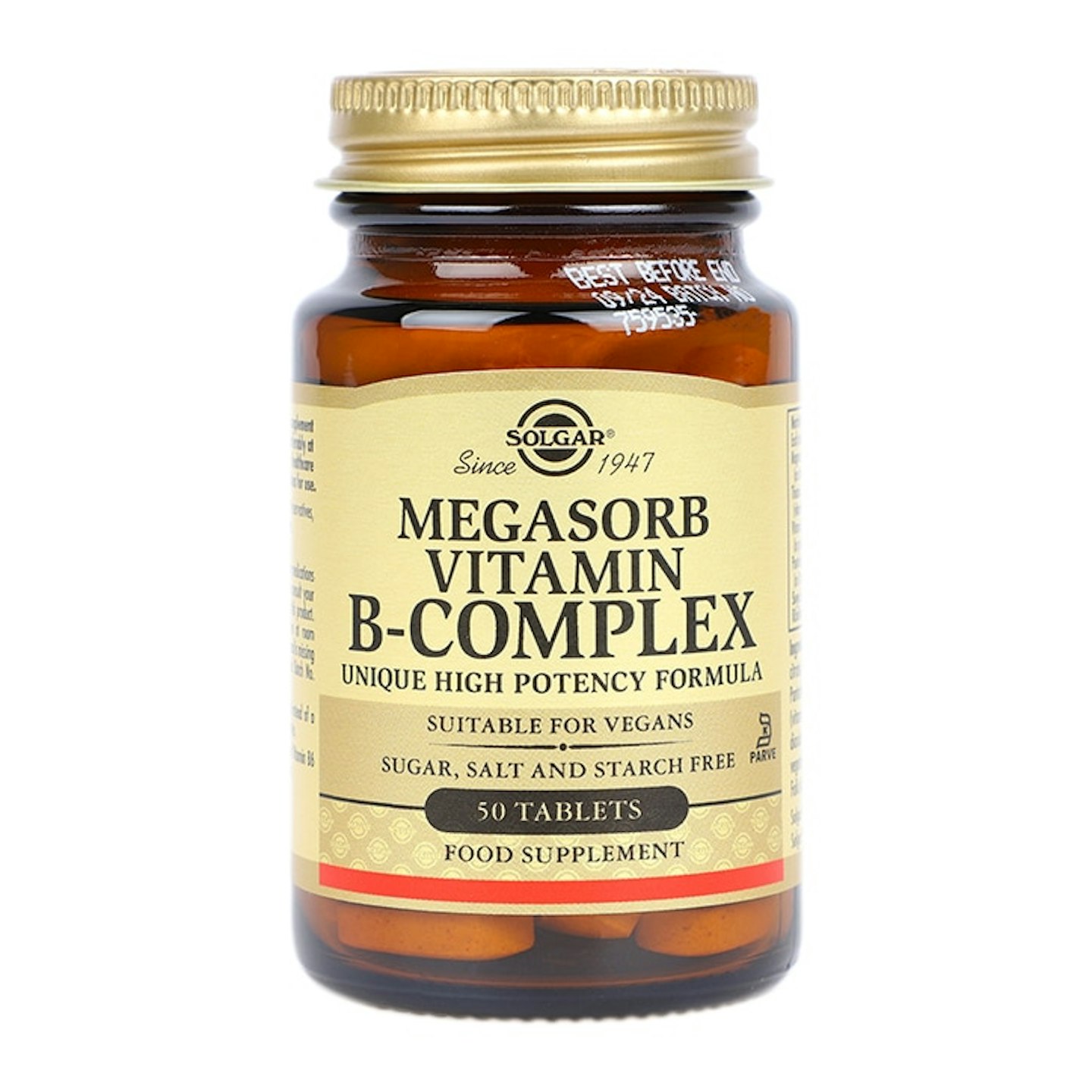 Solgar Megasorb Vitamin B-Complex 50 Tablets