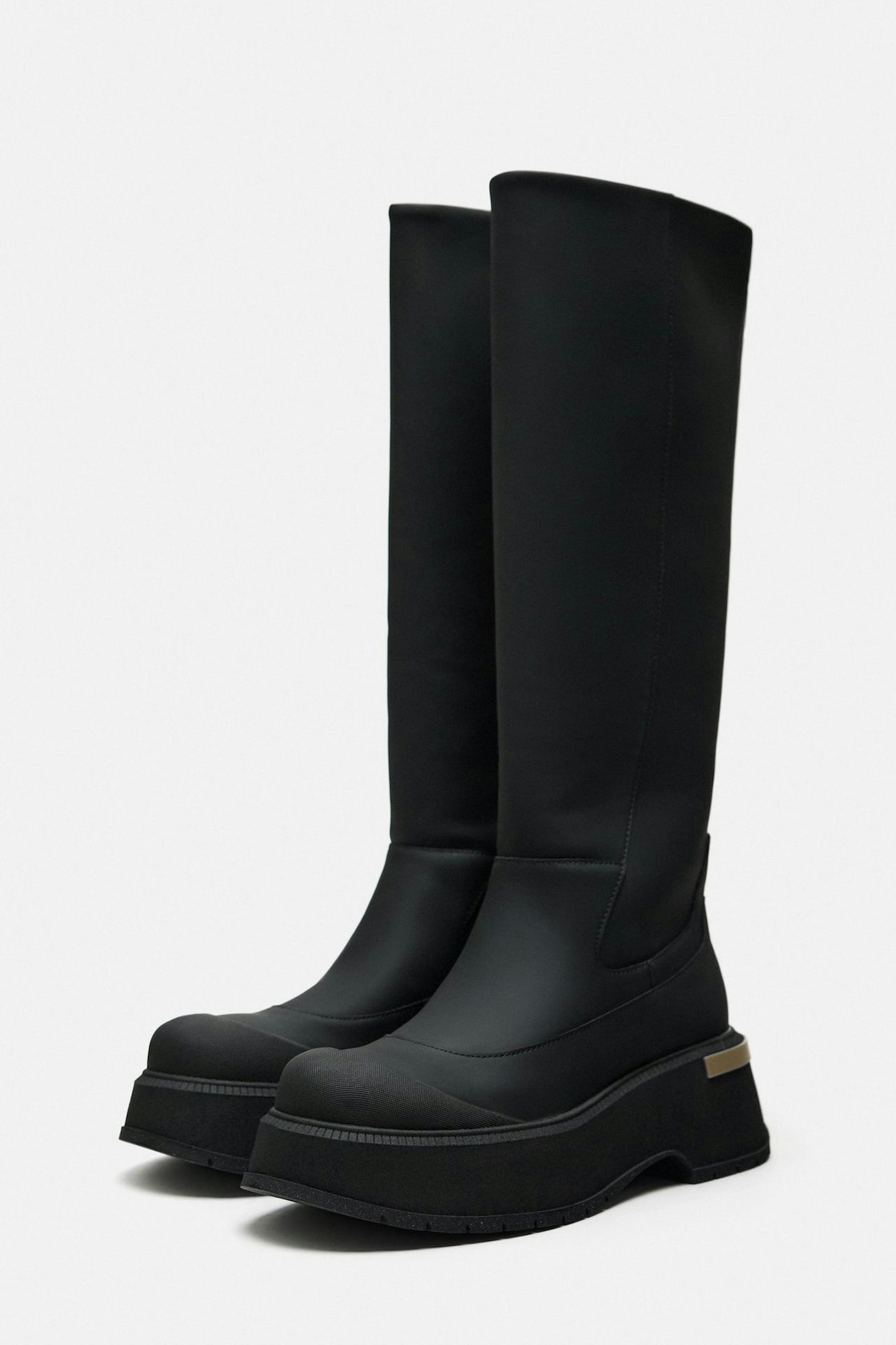 Zara Rubberised Boots