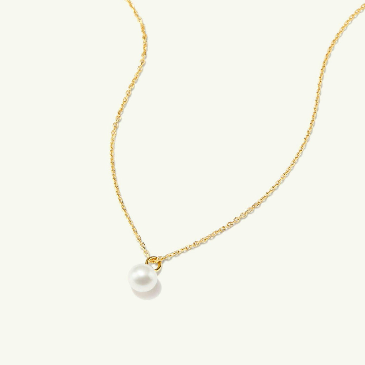 Mejuri, Mini Pearl Pendant Necklace