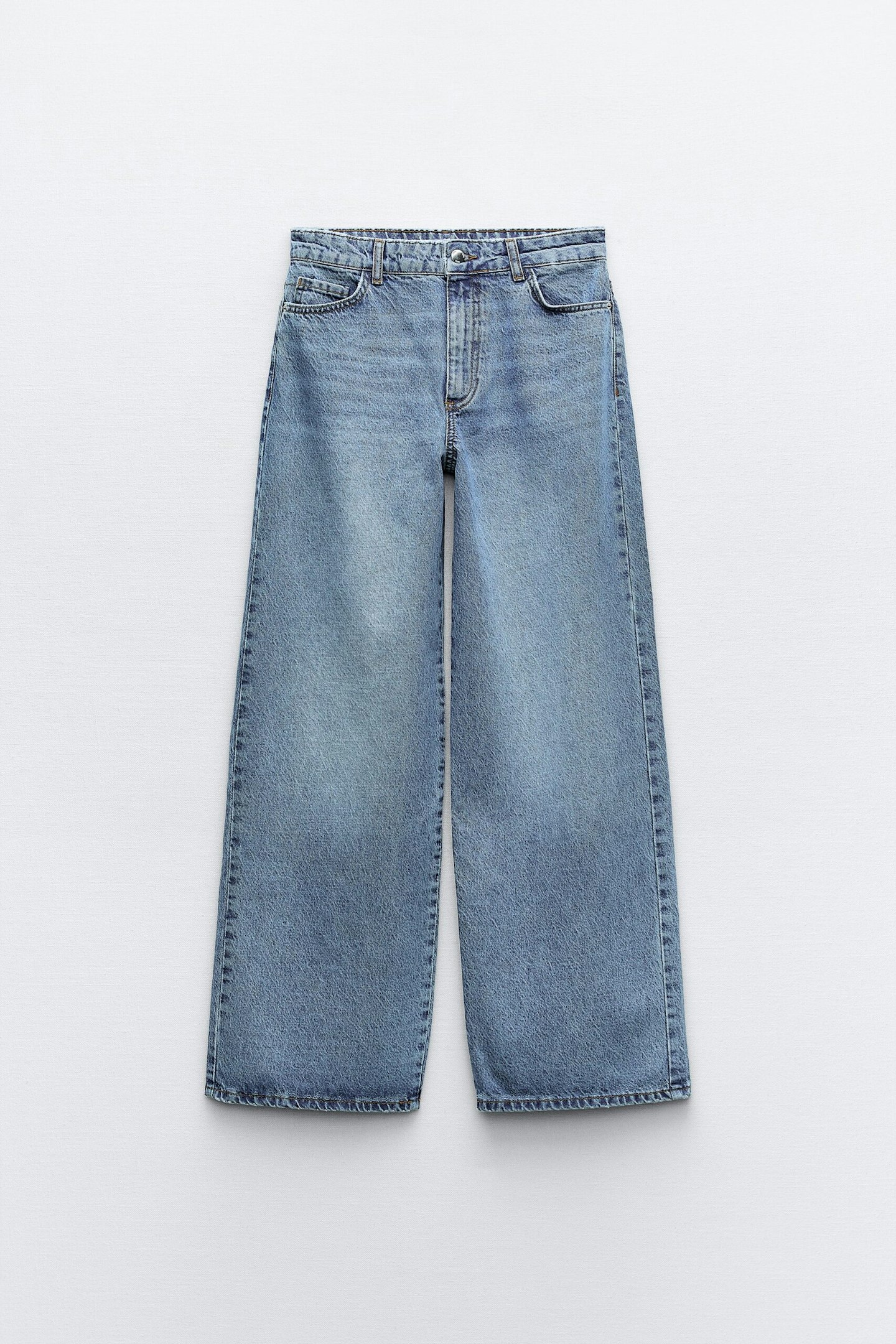 Z1975 Wide-Leg Mid-Rise Loose Jeans