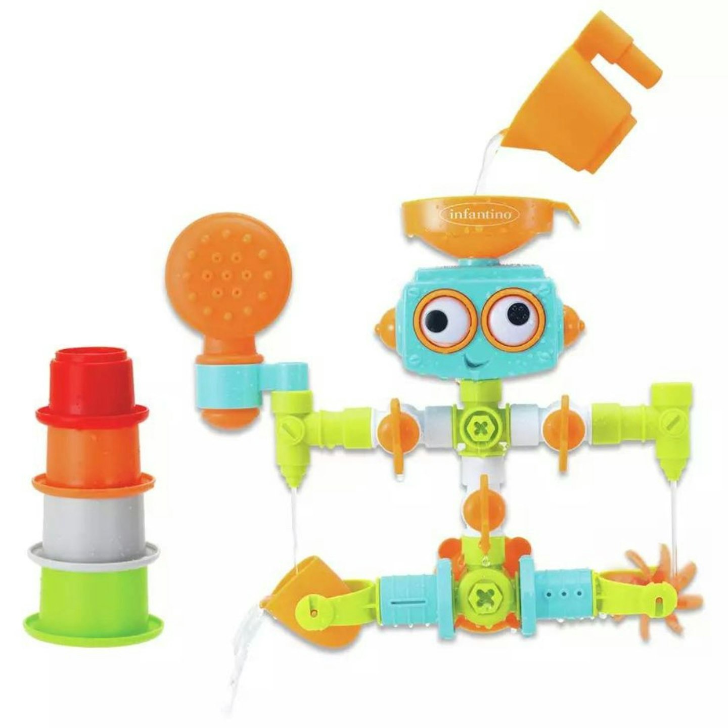 The Best Toys For One-Year-Olds: Infantino Bath Robot With Cups 